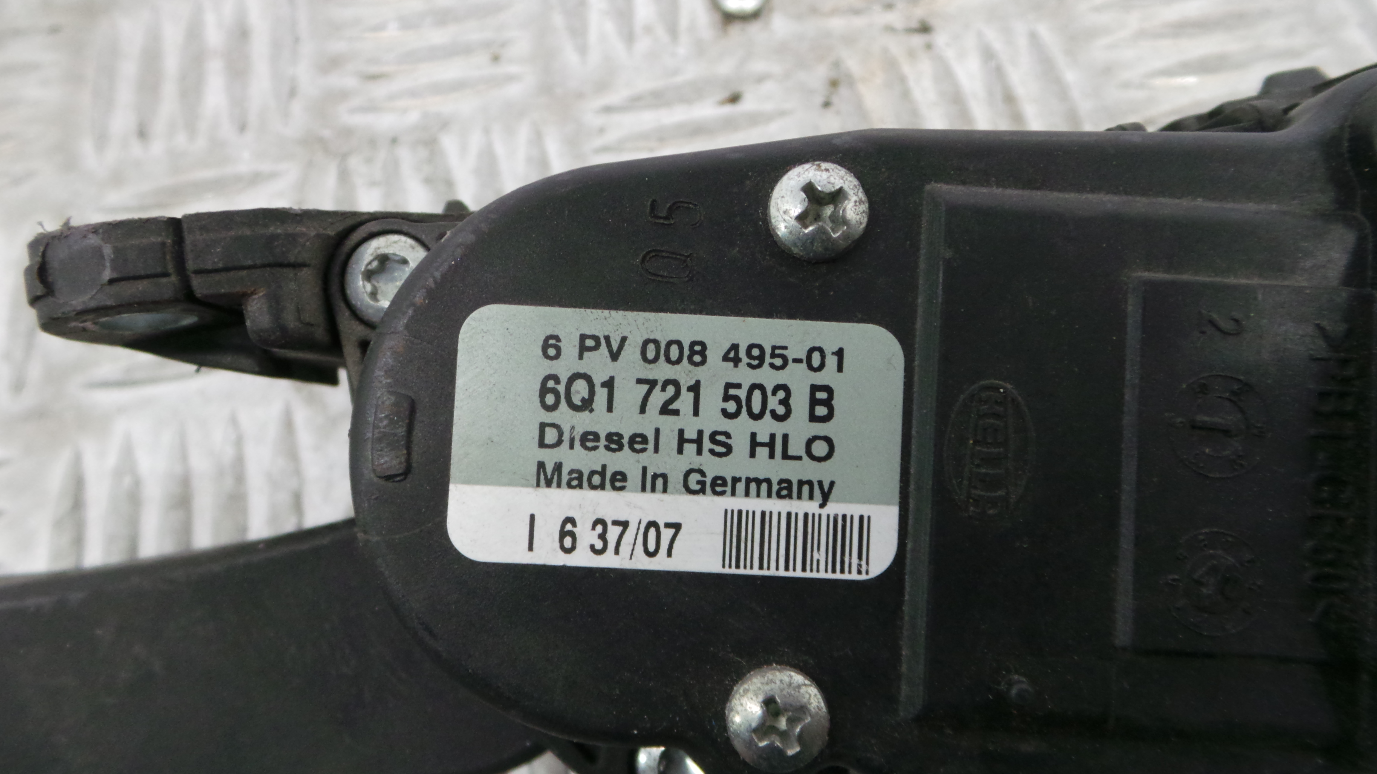 Pedal do Acelerador 6Q1721503B - SEAT IBIZA III (6L1), IBIZA Mk III (6L1)-35091735