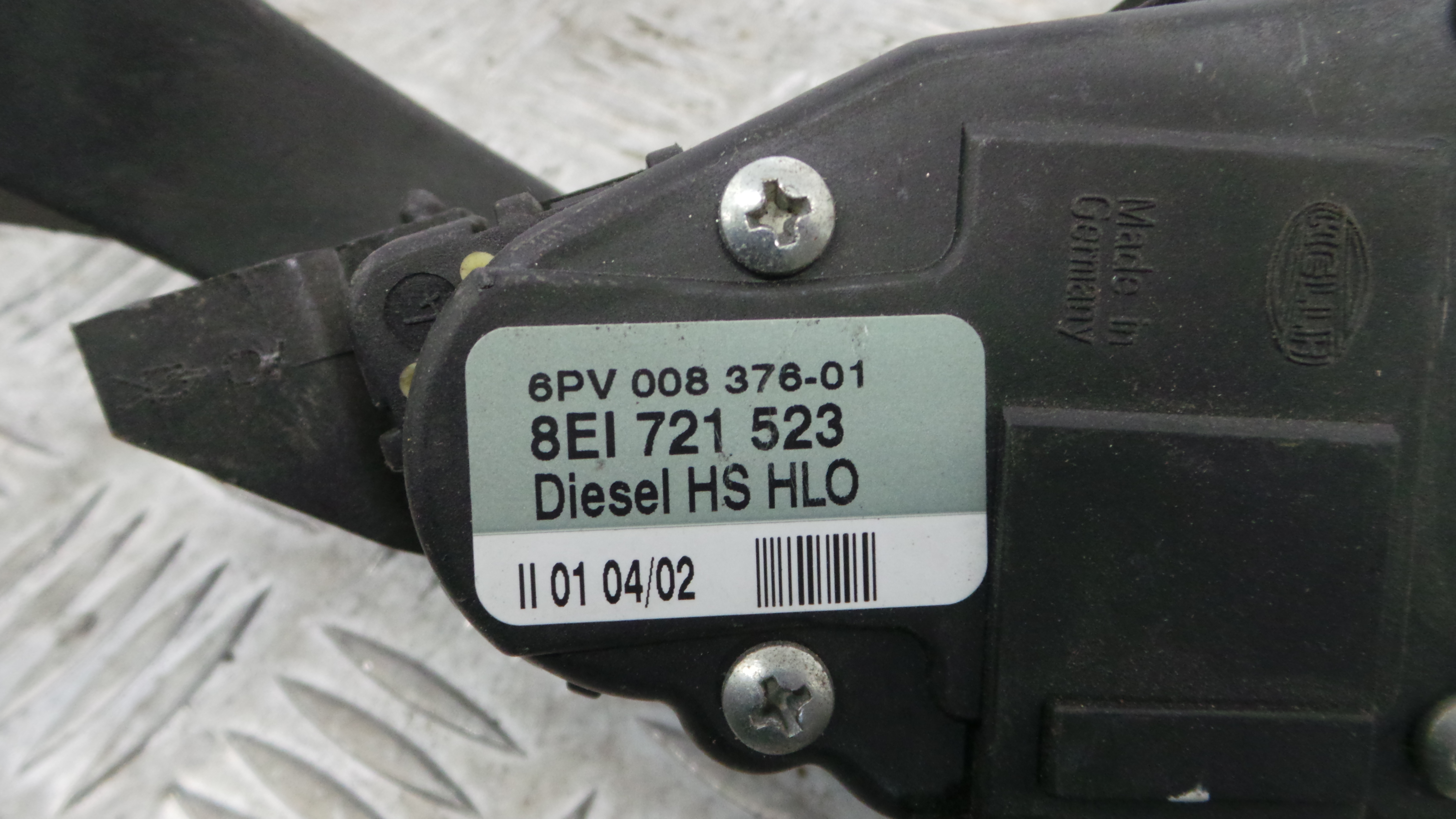 Pedal do Acelerador 8EI721523 - AUDI A4 B6 (8E2)-35093239