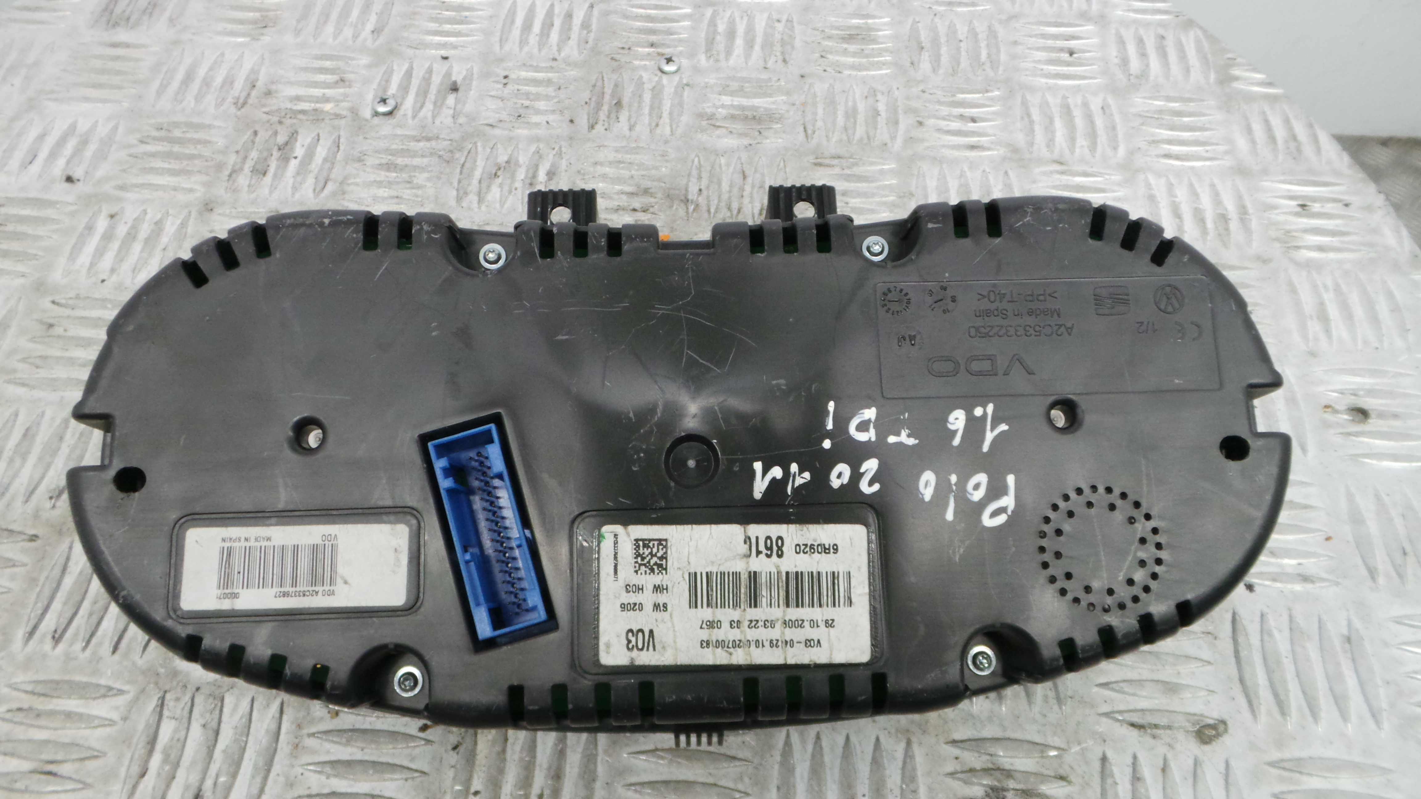 Quadrante 6R0920861C - VW POLO V (6R1, 6C1)-35175413