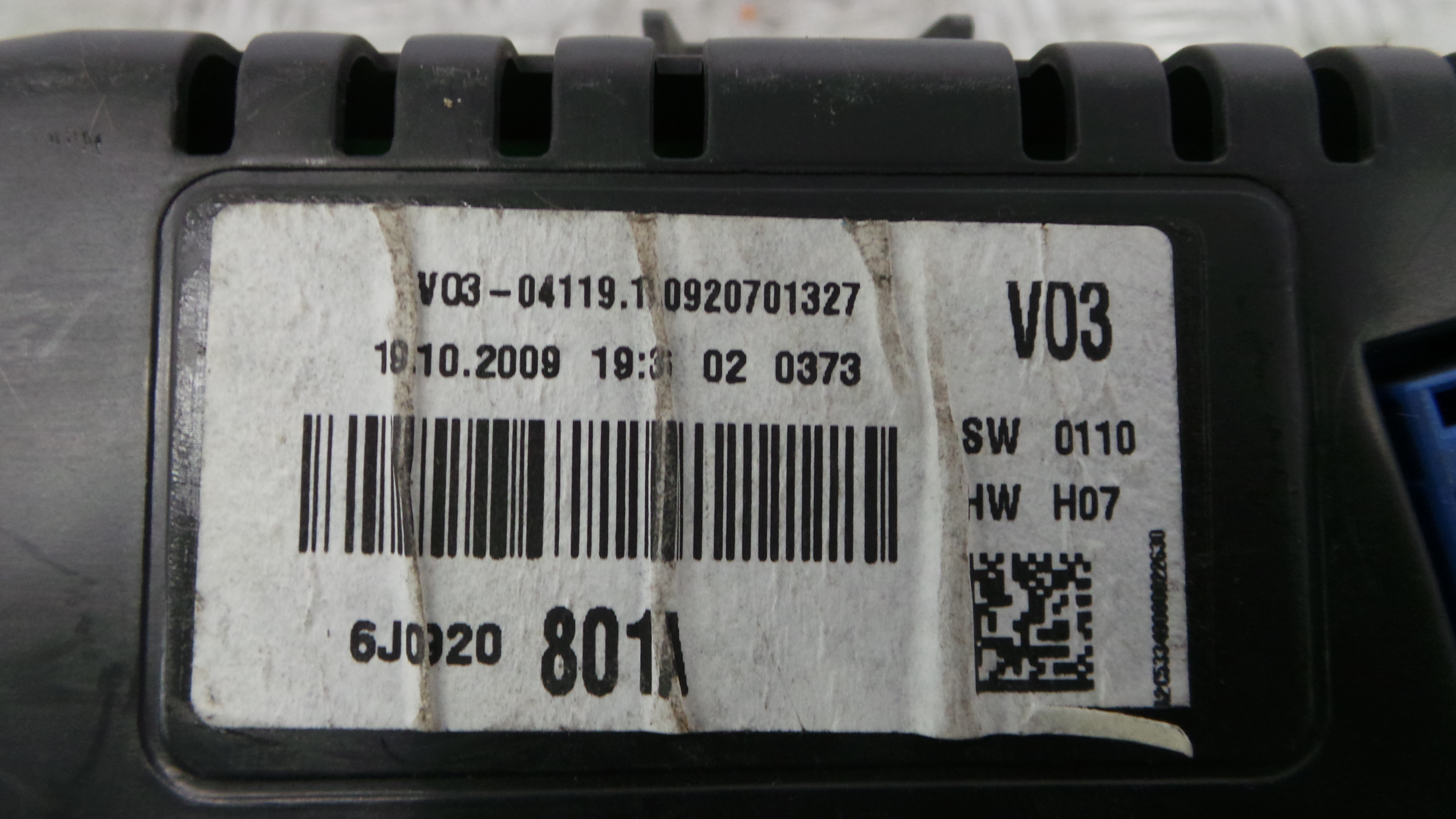 Quadrante 6J0920801A - SEAT IBIZA IV (6J5, 6P1), IBIZA Mk IV (6J5, 6P1)-35175425