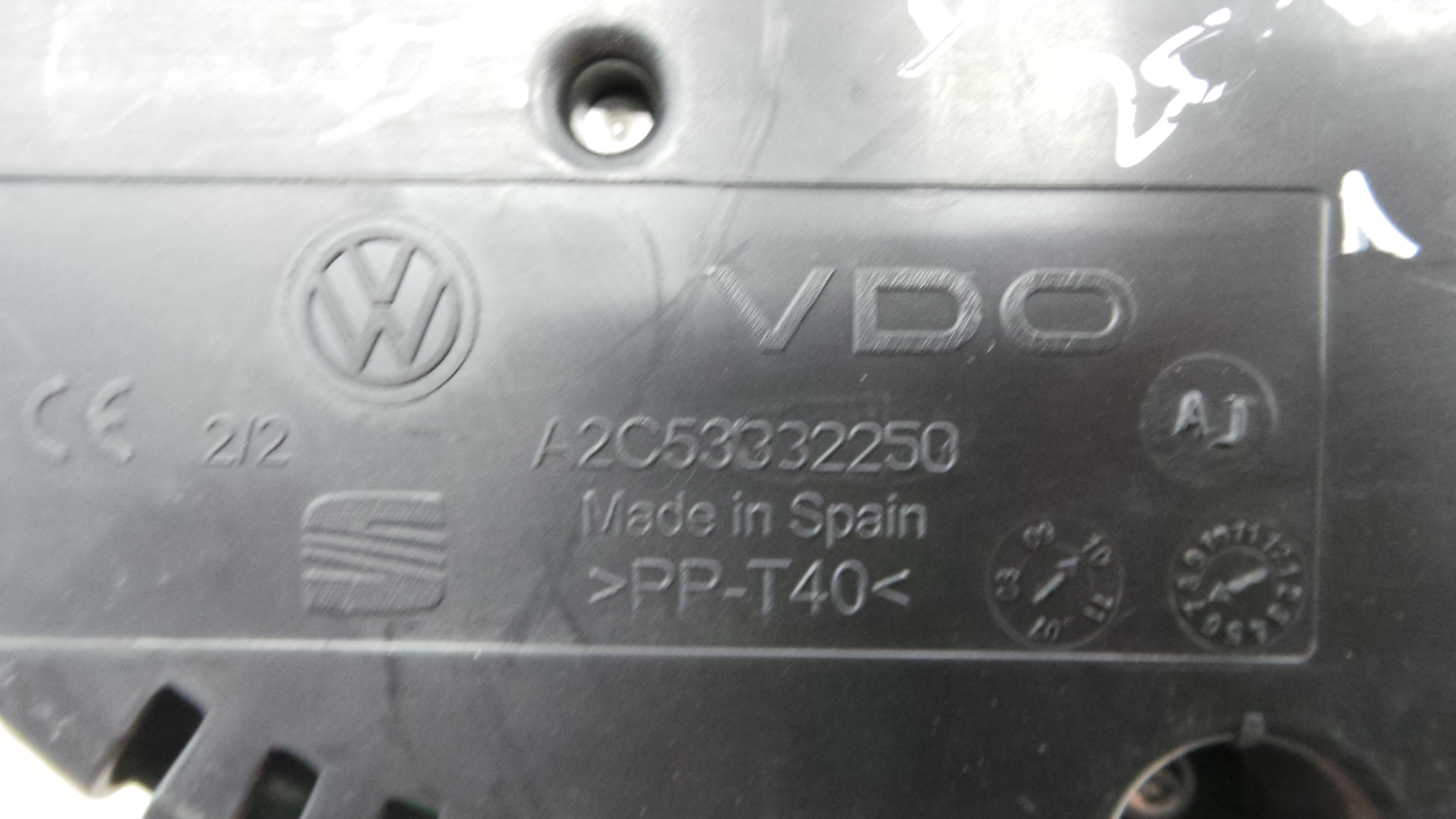 Quadrante 6J0920802H - SEAT IBIZA IV (6J5, 6P1), IBIZA Mk IV (6J5, 6P1)-35175430