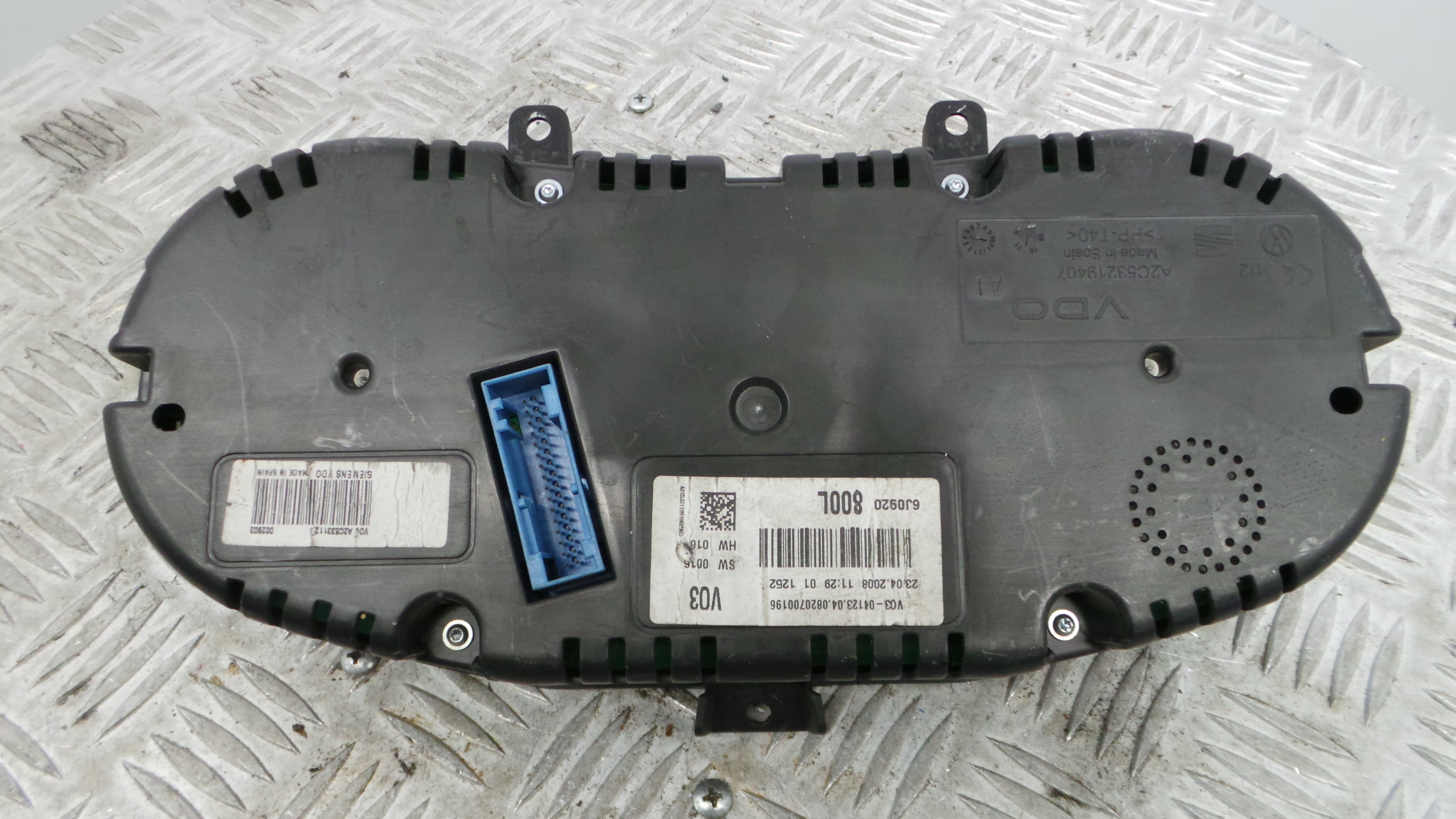 Quadrante 6J0920800L - SEAT IBIZA IV (6J5, 6P1), IBIZA Mk IV (6J5, 6P1)-35175454