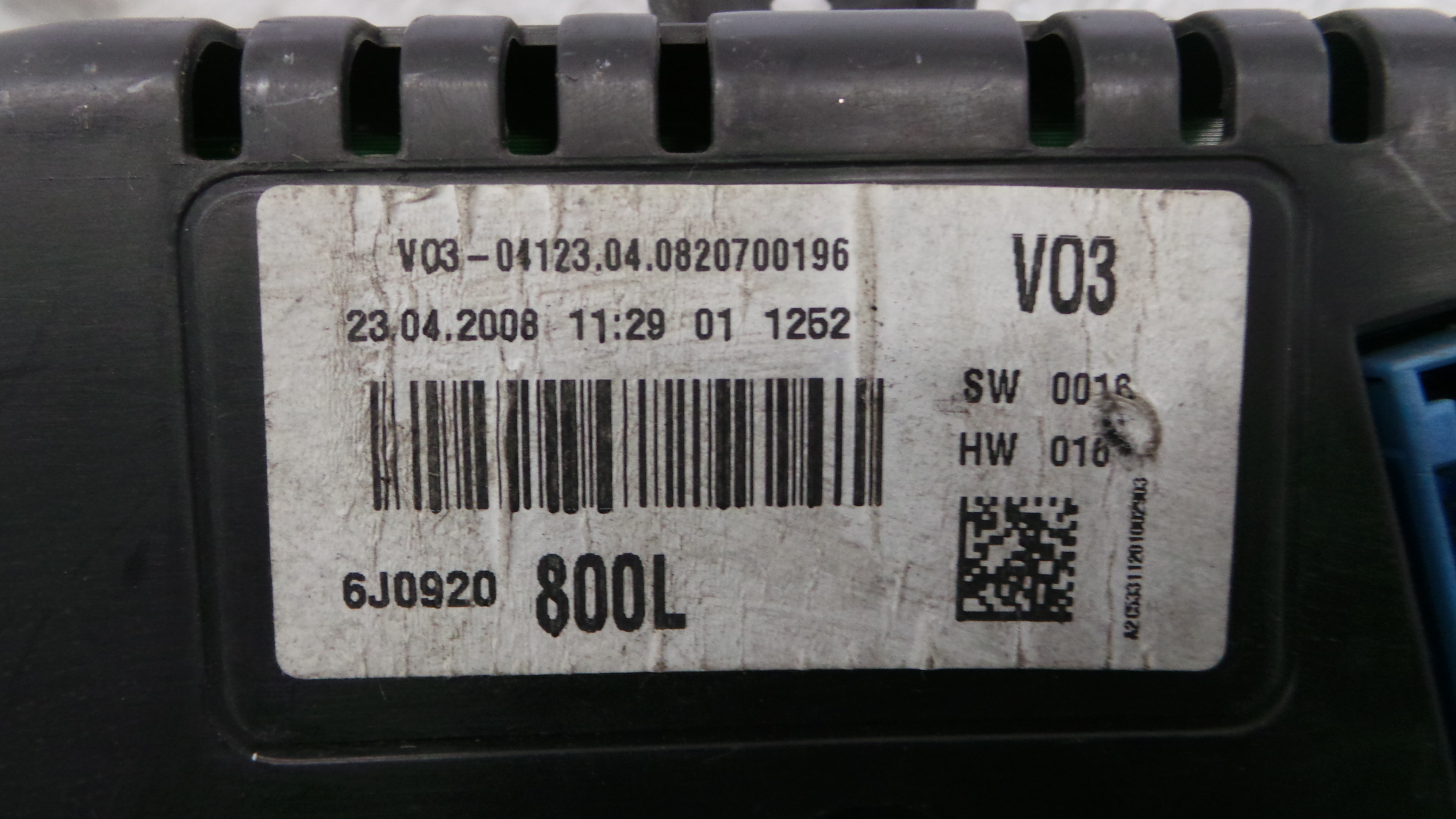 Quadrante 6J0920800L - SEAT IBIZA IV (6J5, 6P1), IBIZA Mk IV (6J5, 6P1)-35175454