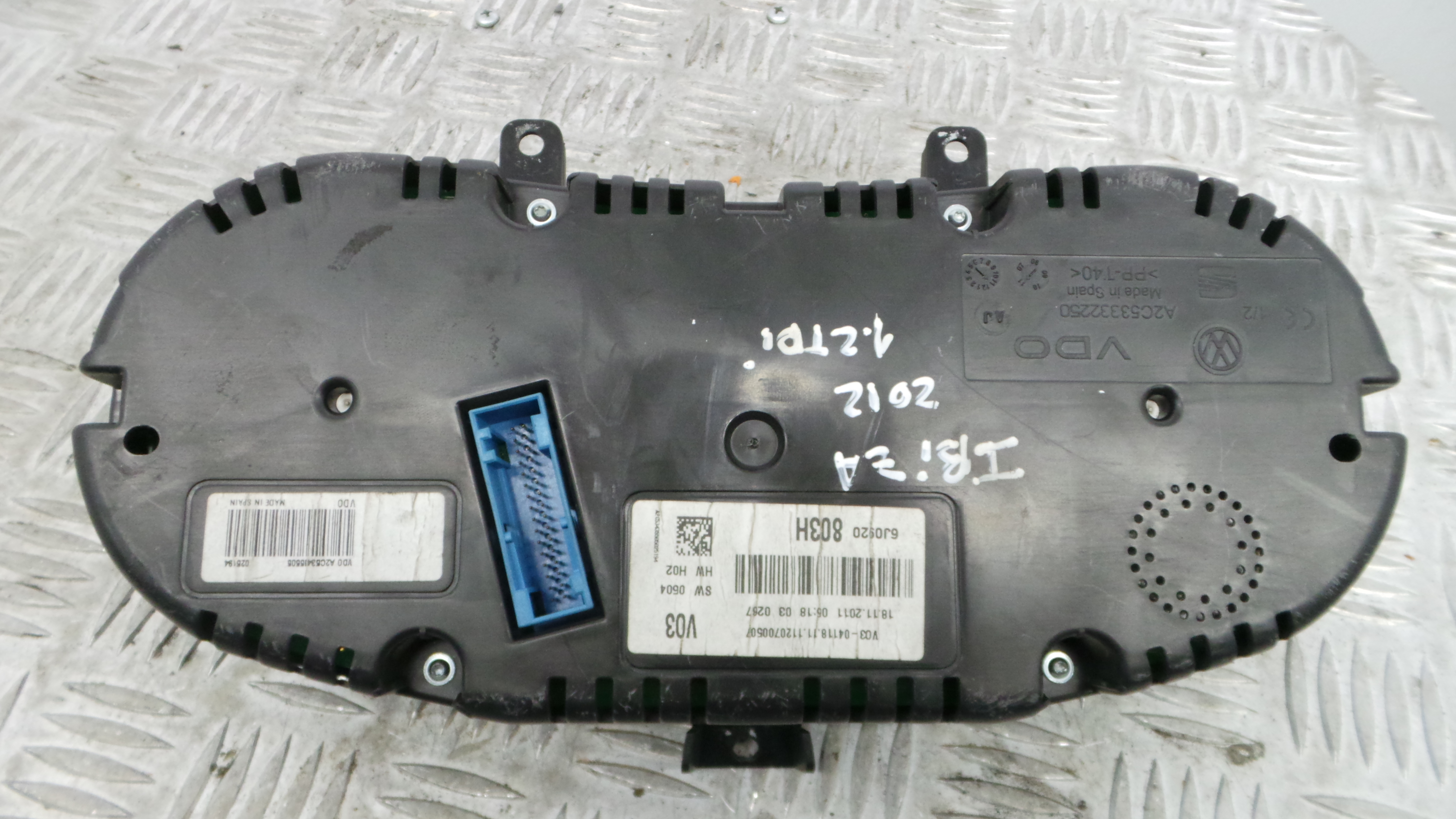 Quadrante 6J0920803H - SEAT IBIZA IV (6J5, 6P1), IBIZA Mk IV (6J5, 6P1)-35175483