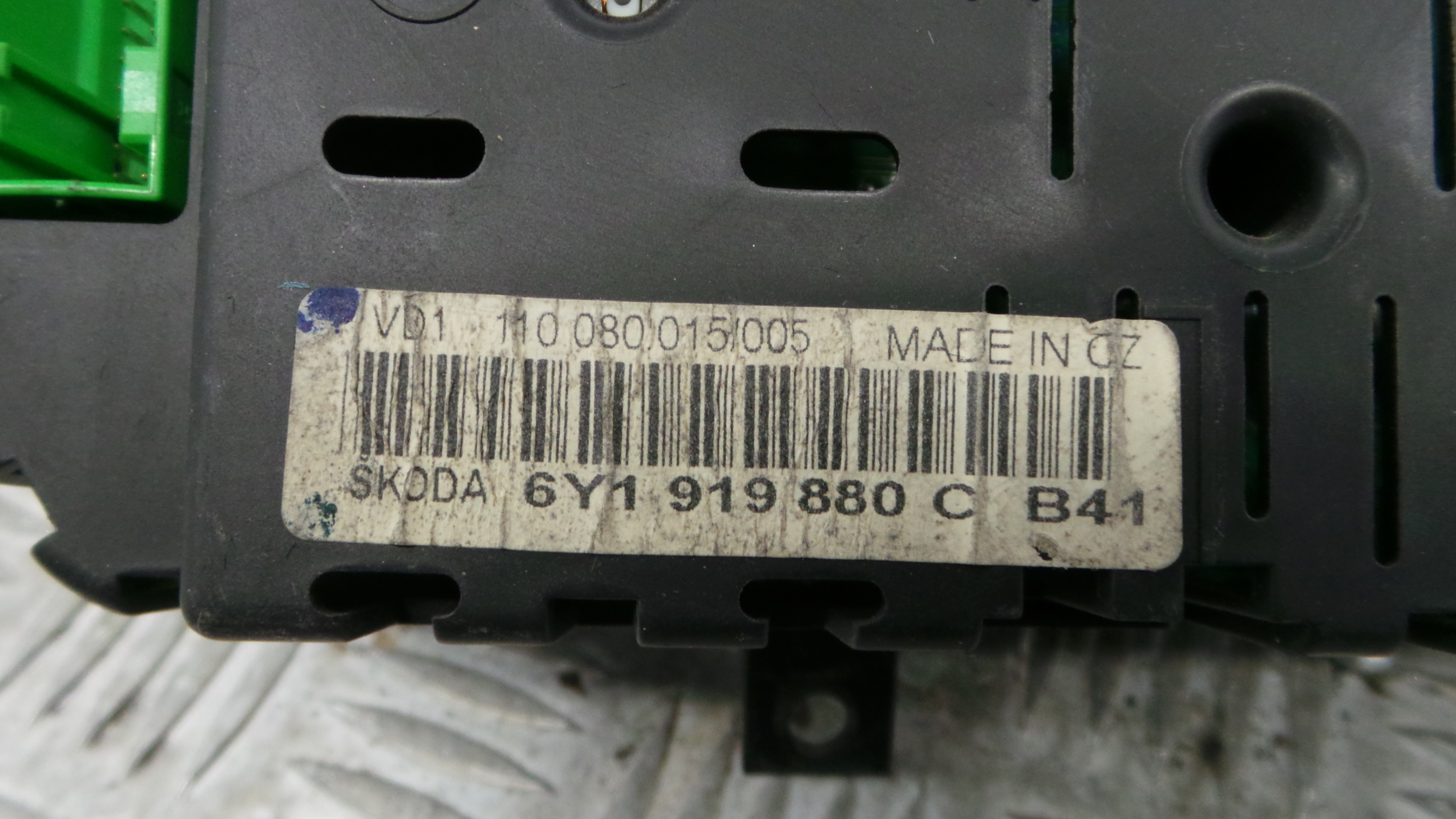 Quadrante 6Y1919880C - SKODA FABIA I (6Y2)-35175488