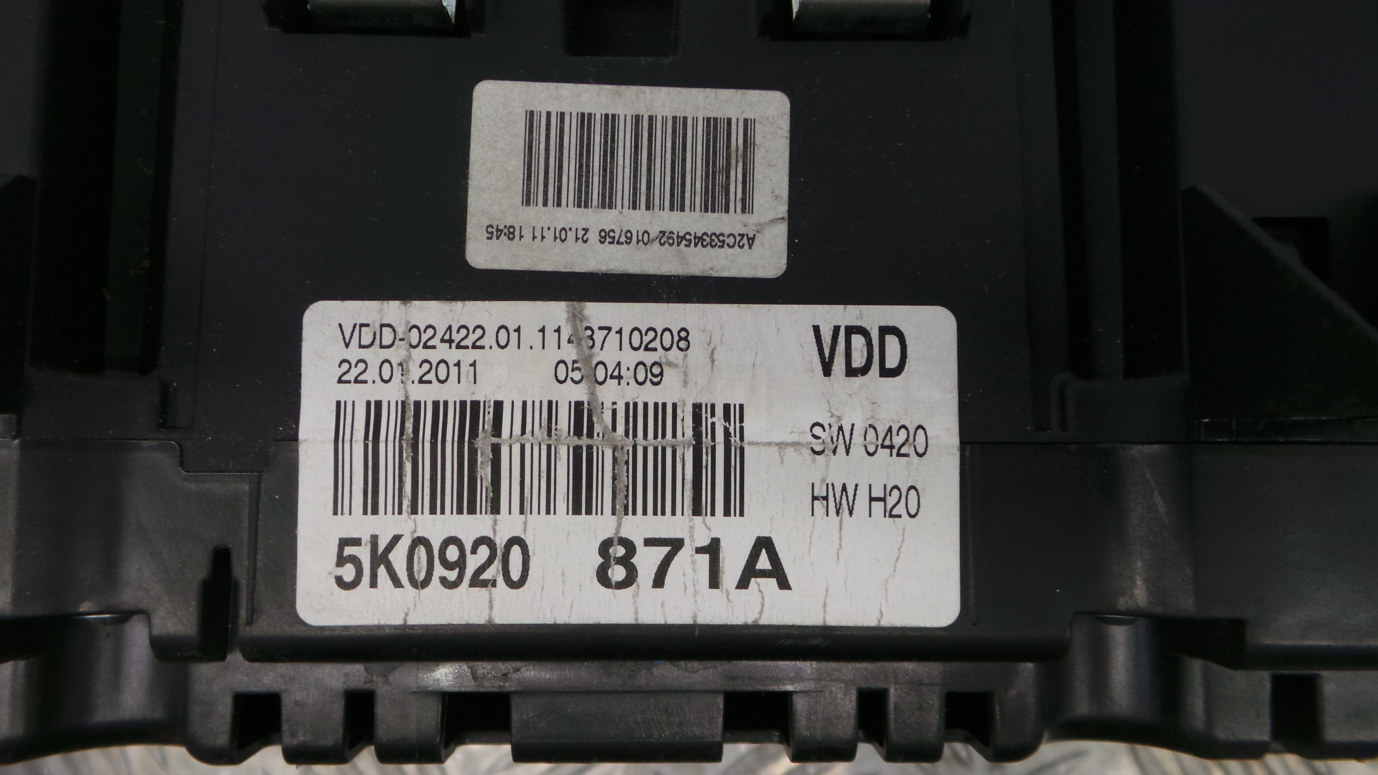 Quadrante 5K0920871A - VW GOLF VI (5K1)-35175519