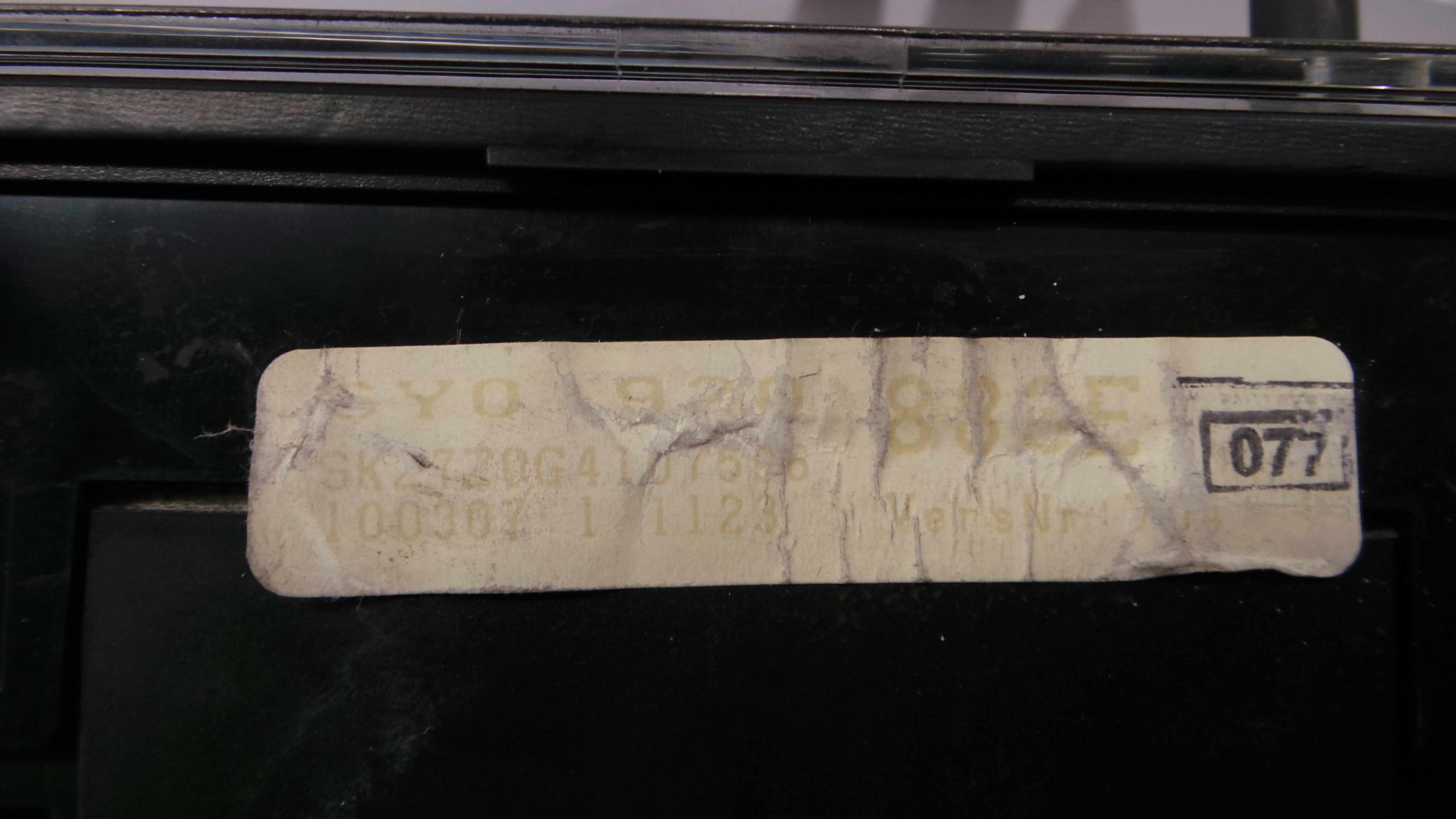 Quadrante 6Y0930883E - SKODA FABIA II (542)-35175524