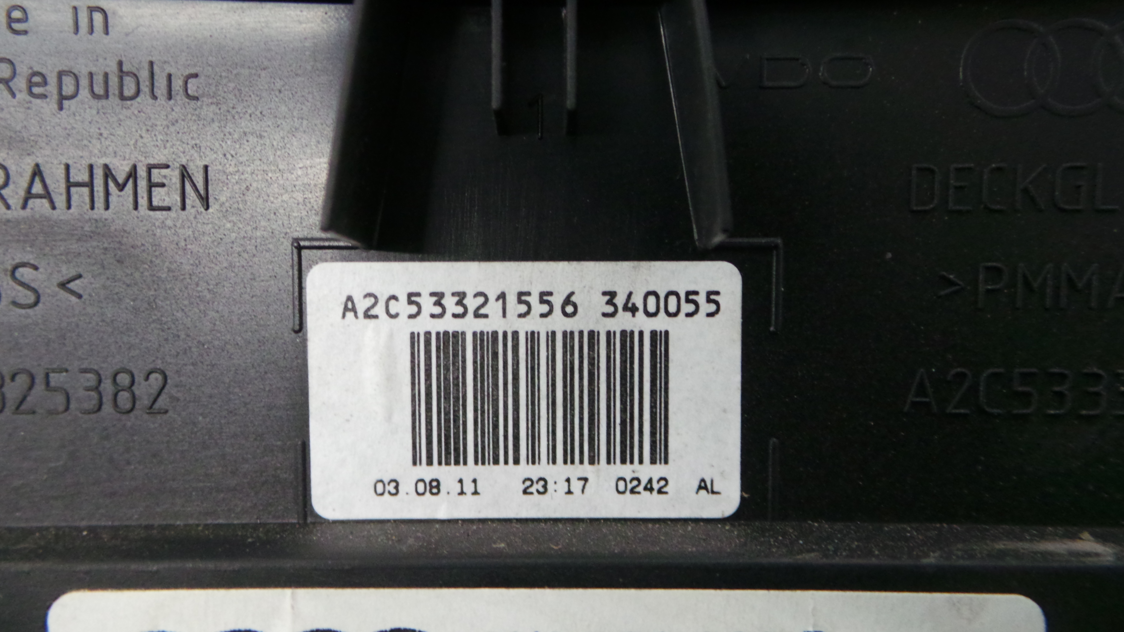 Quadrante 8X0920930D - AUDI A1 (8X1, 8XK)-35175537