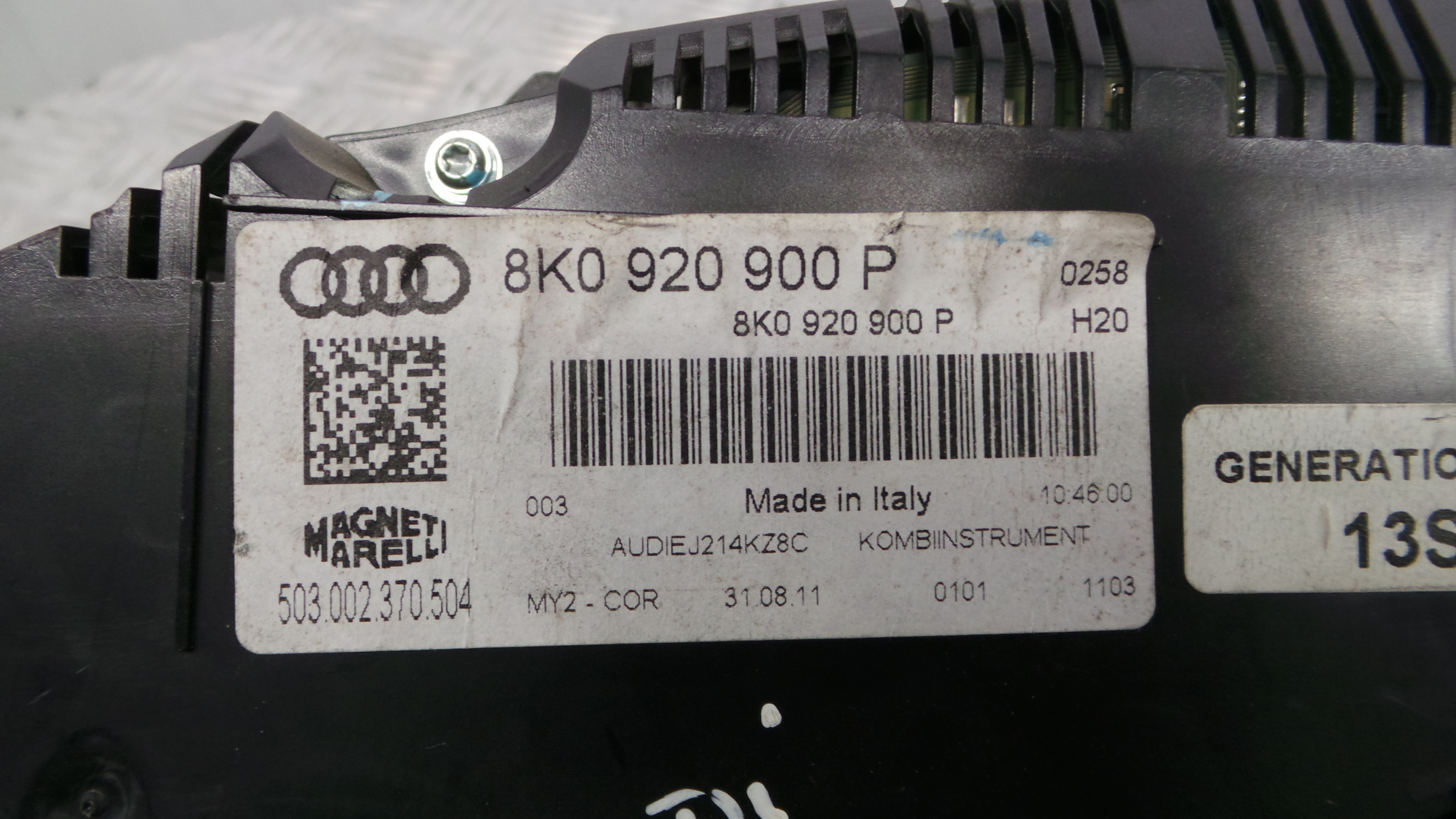 Quadrante 8K0920900P - AUDI A4 B8 (8K2)-35175615