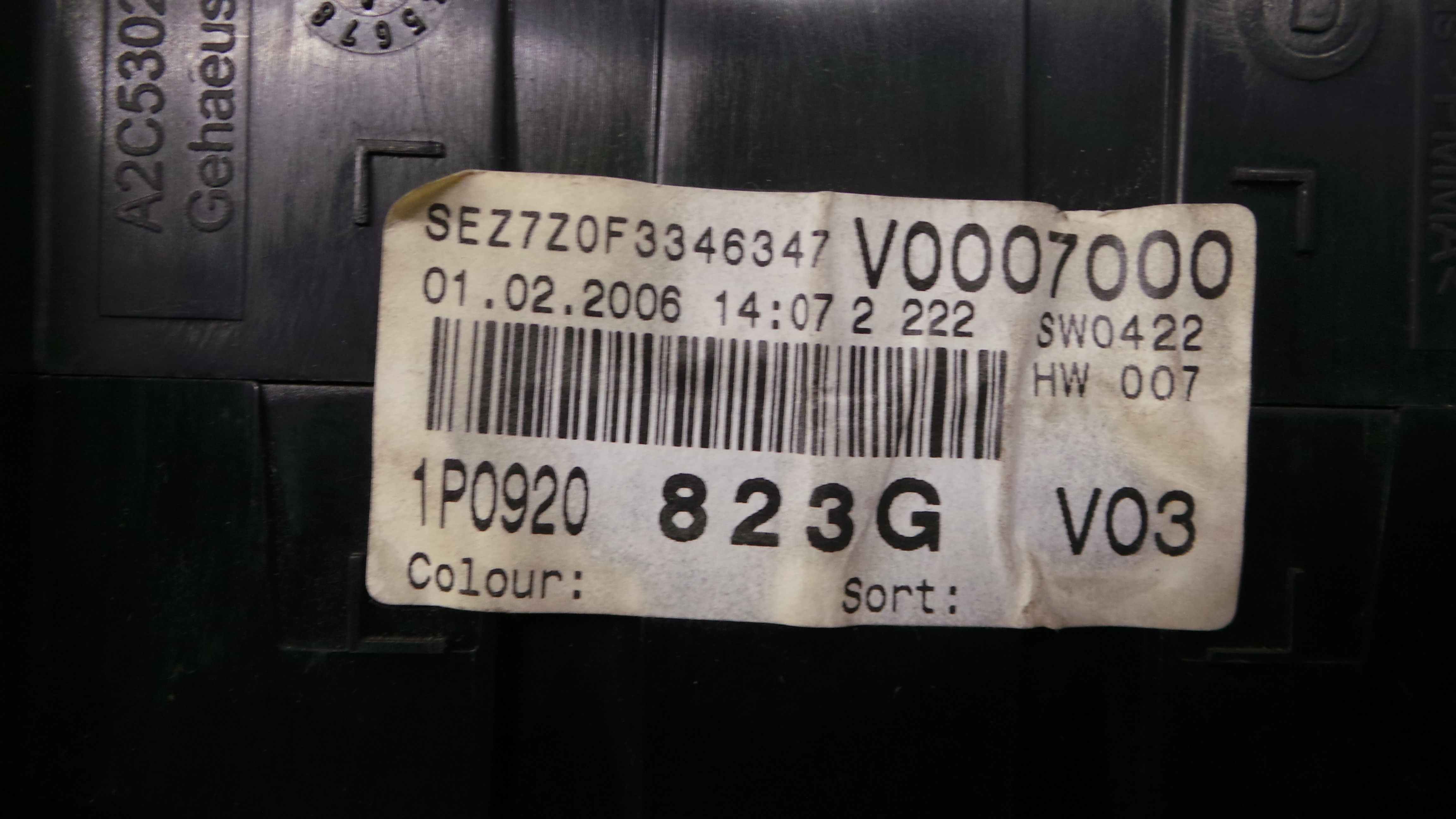 Quadrante 1P0920823G - SEAT LEON (1P1)-35175624