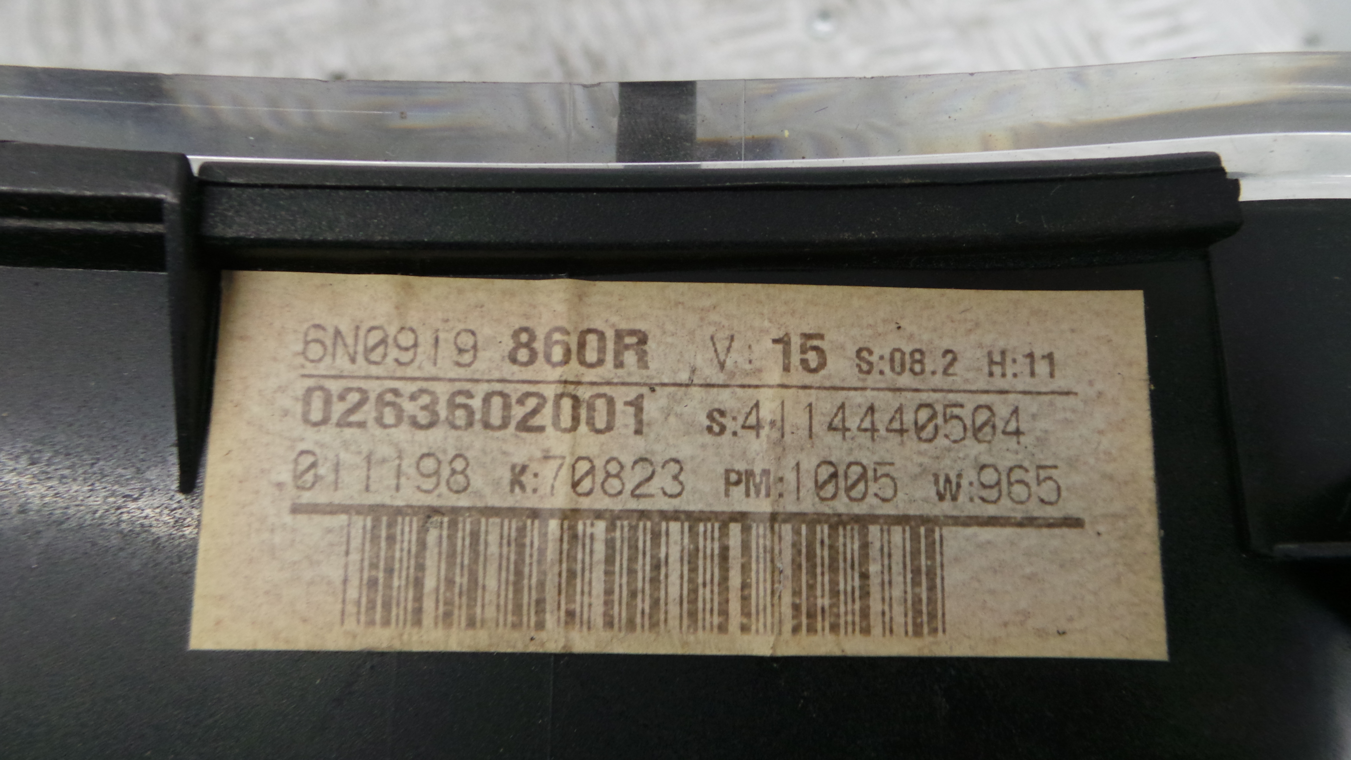 Quadrante 6N0919860R - VW POLO III (6N1)-35175657