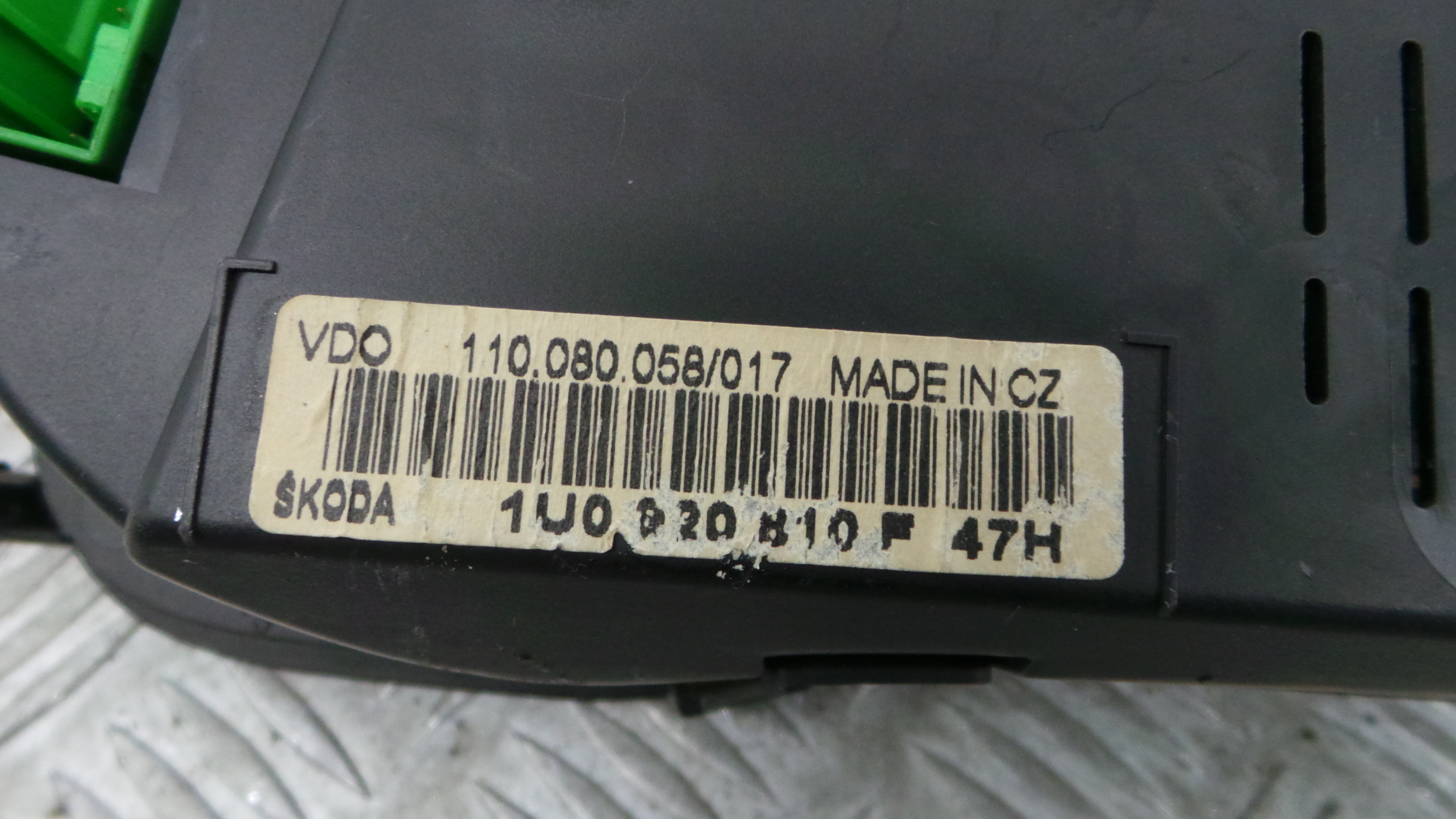 Quadrante 1U0920810F - SKODA OCTAVIA I (1U2)-35175662