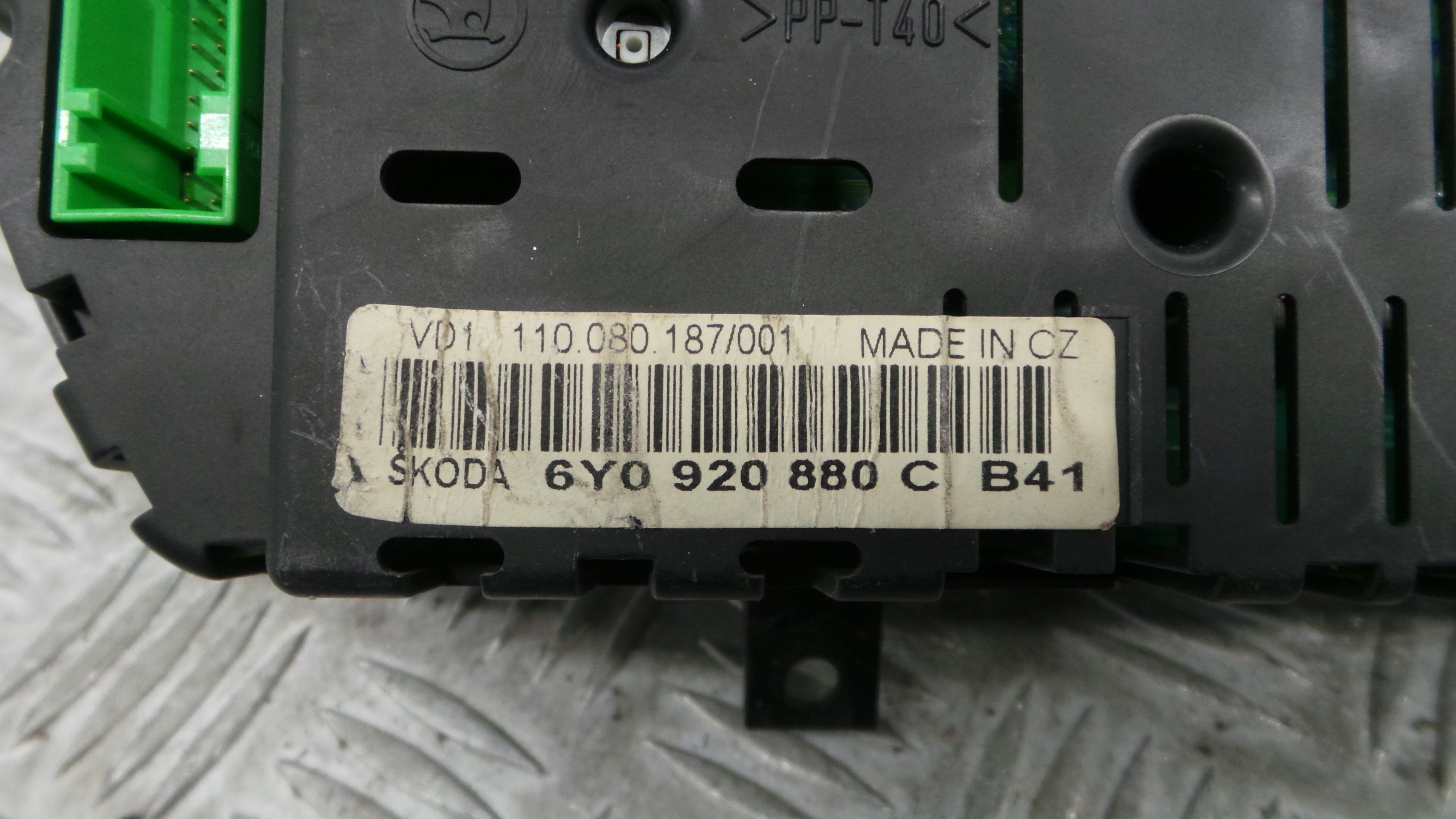 Quadrante 6Y0920880C - SKODA FABIA I (6Y2)-35175670