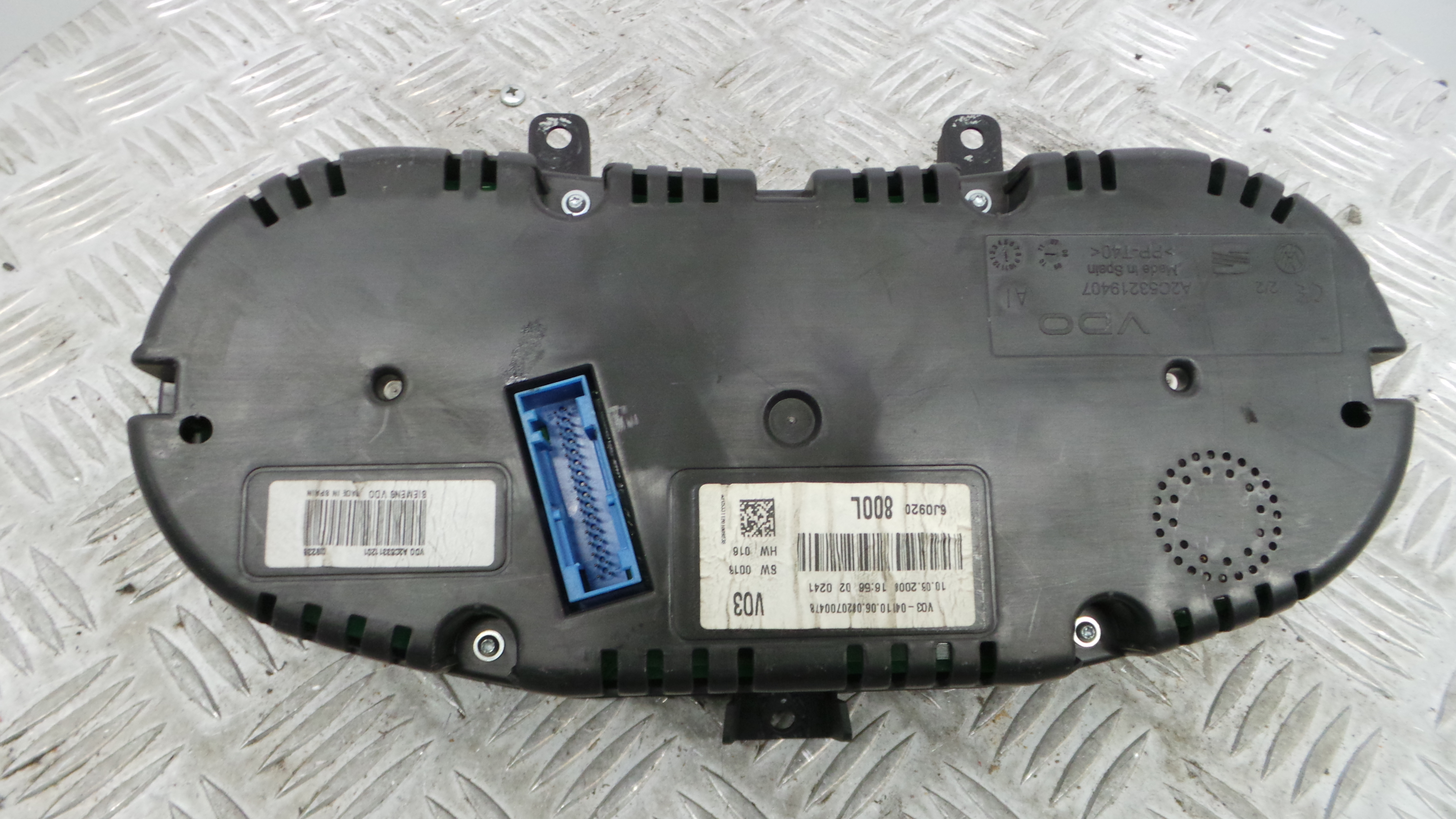 Quadrante 6J0920800L - SEAT IBIZA IV (6J5, 6P1), IBIZA Mk IV (6J5, 6P1)-35175681