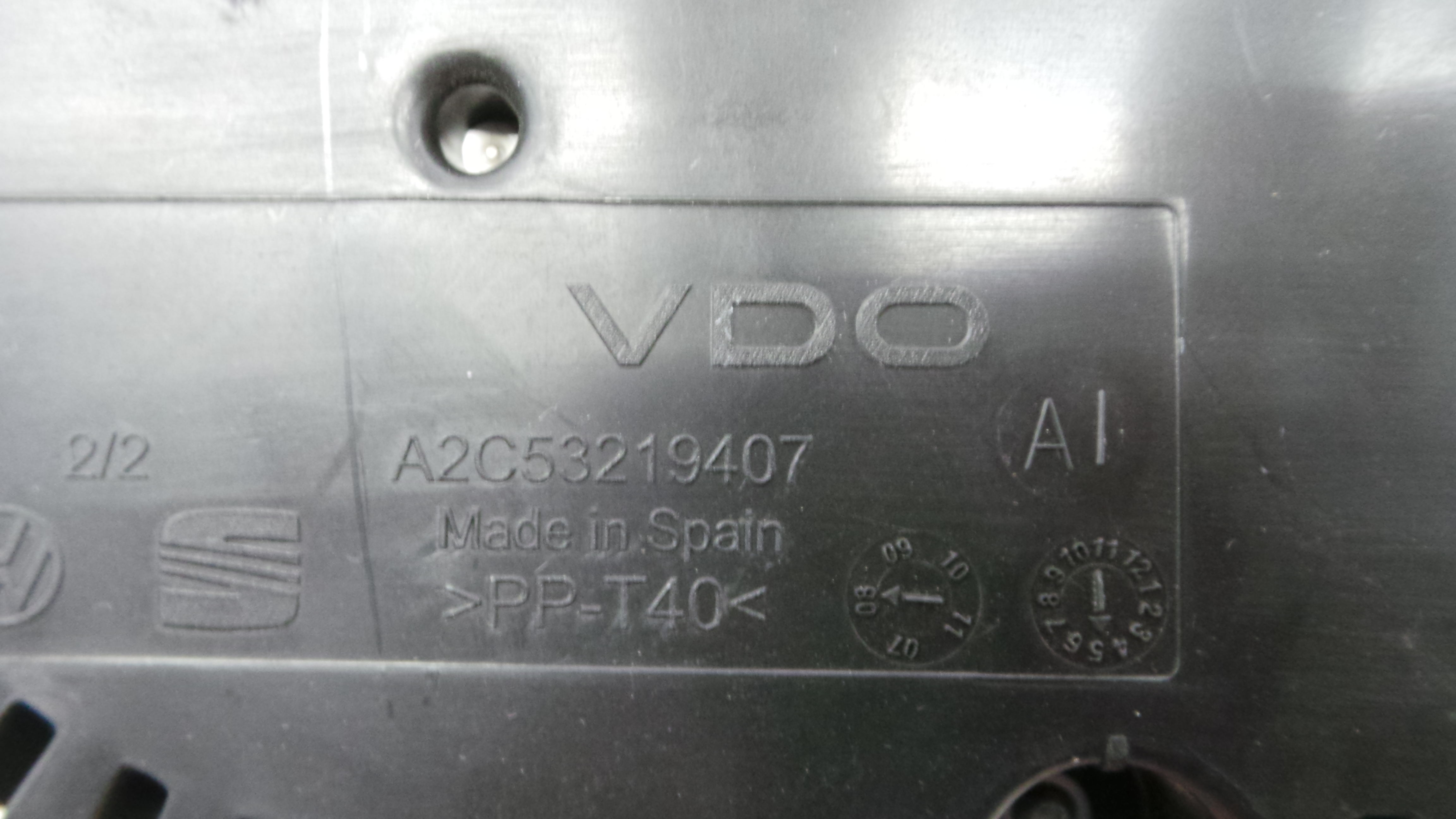 Quadrante 6J0920800L - SEAT IBIZA IV (6J5, 6P1), IBIZA Mk IV (6J5, 6P1)-35175681