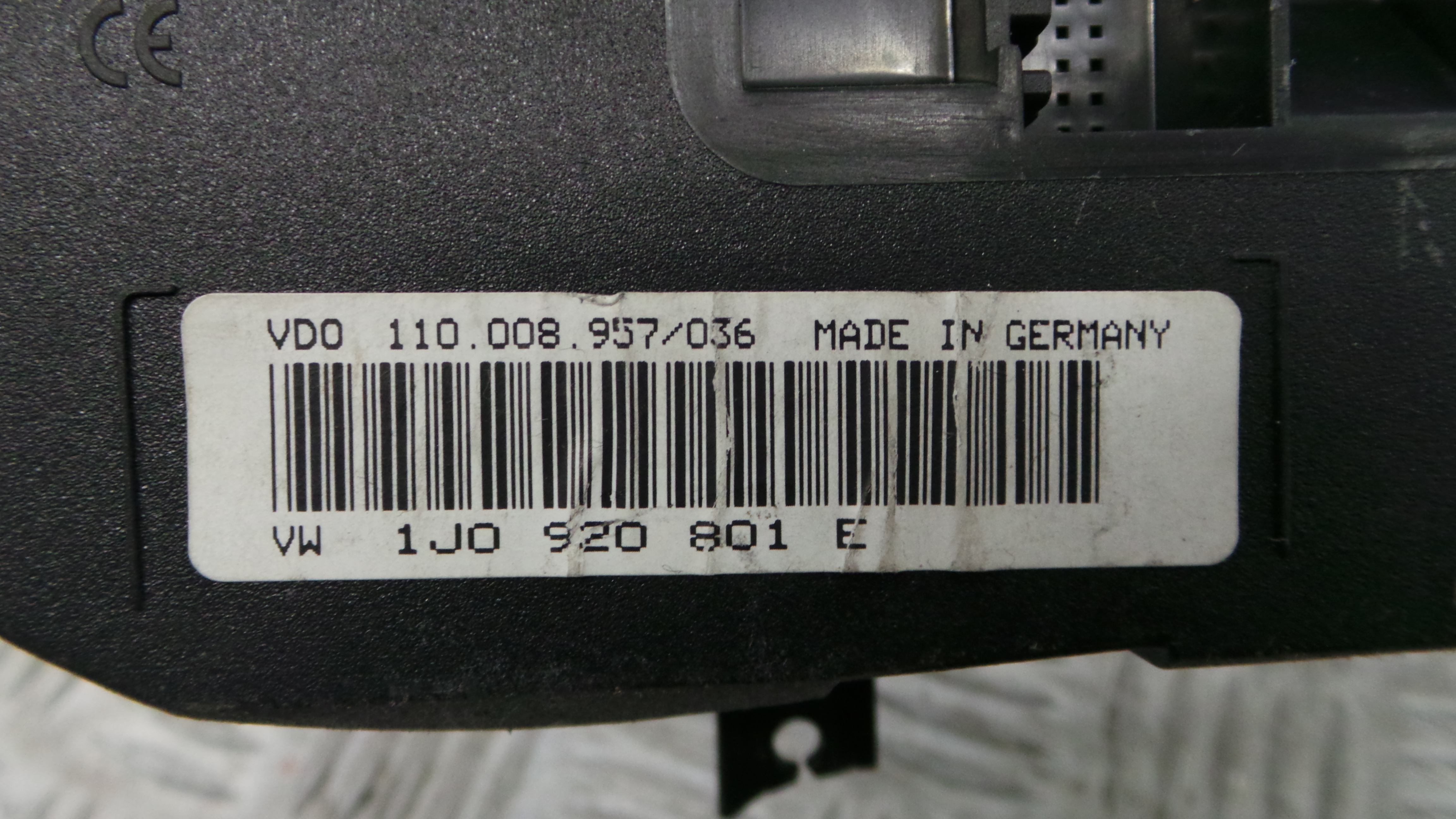 Quadrante 1J0920801E - VW GOLF IV (1J1), GOLF Mk IV (1J1)-35175705