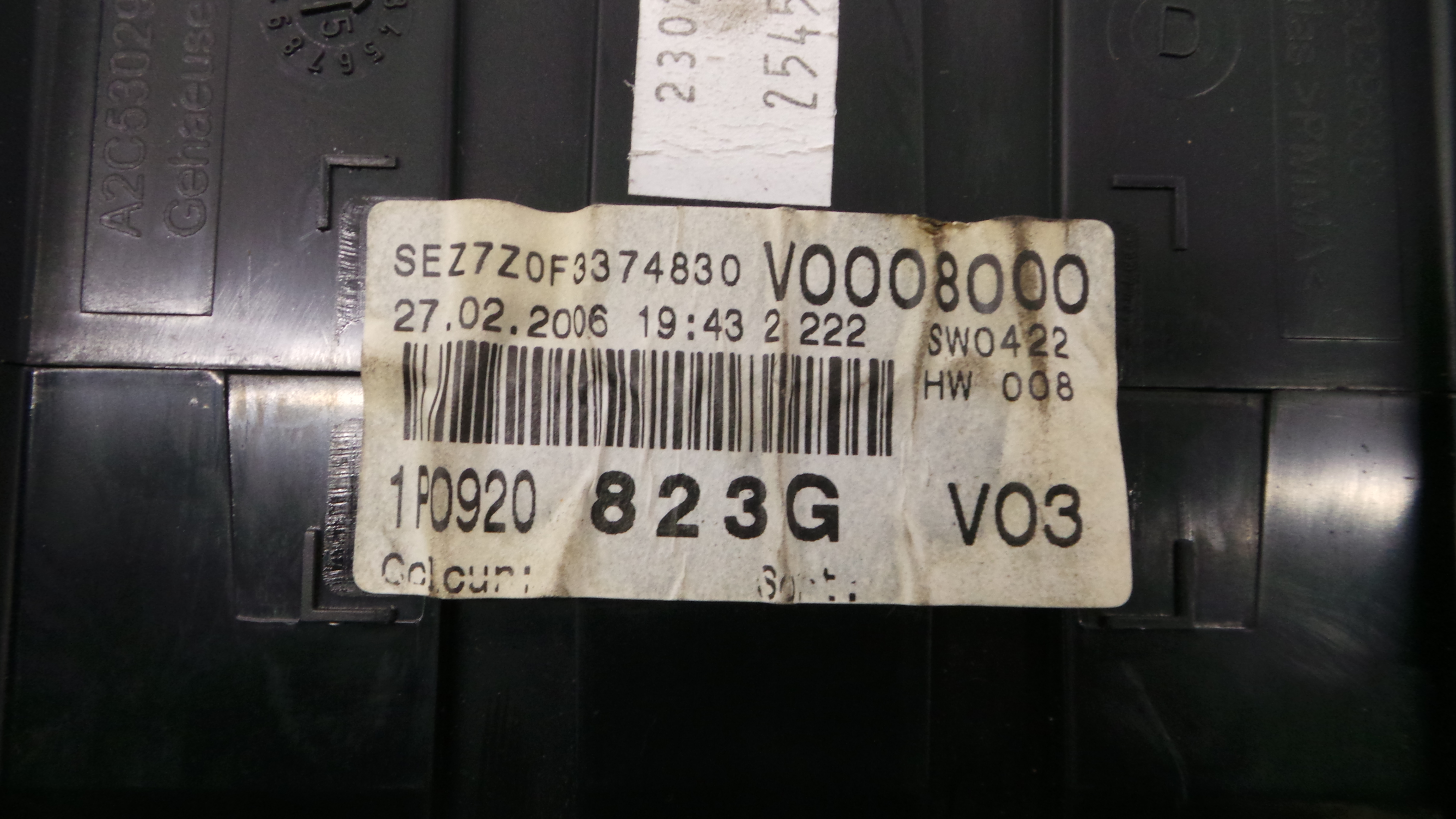 Quadrante 1P0920823G - SEAT LEON (1P1)-35175791