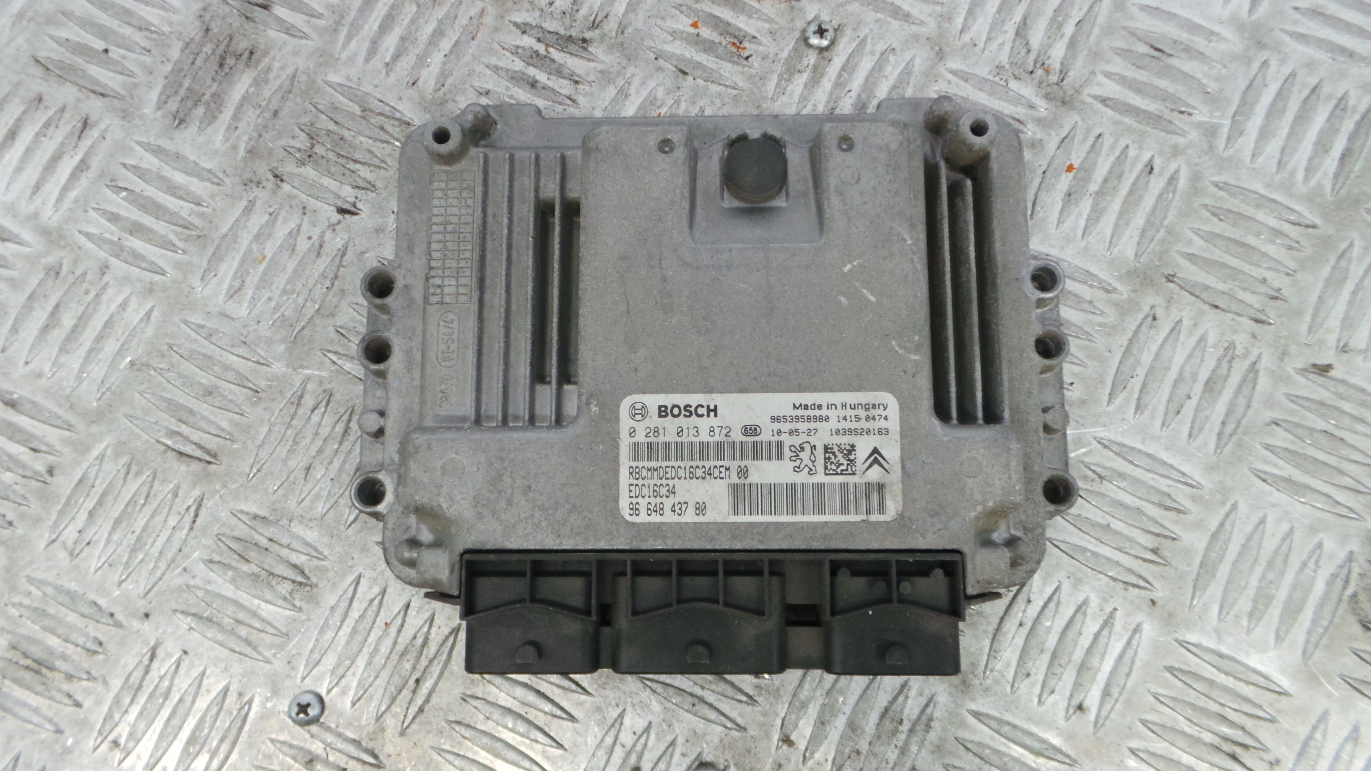 Centralina do Motor 9664843780 - PEUGEOT PARTNER Caixa/monovolume-36059101