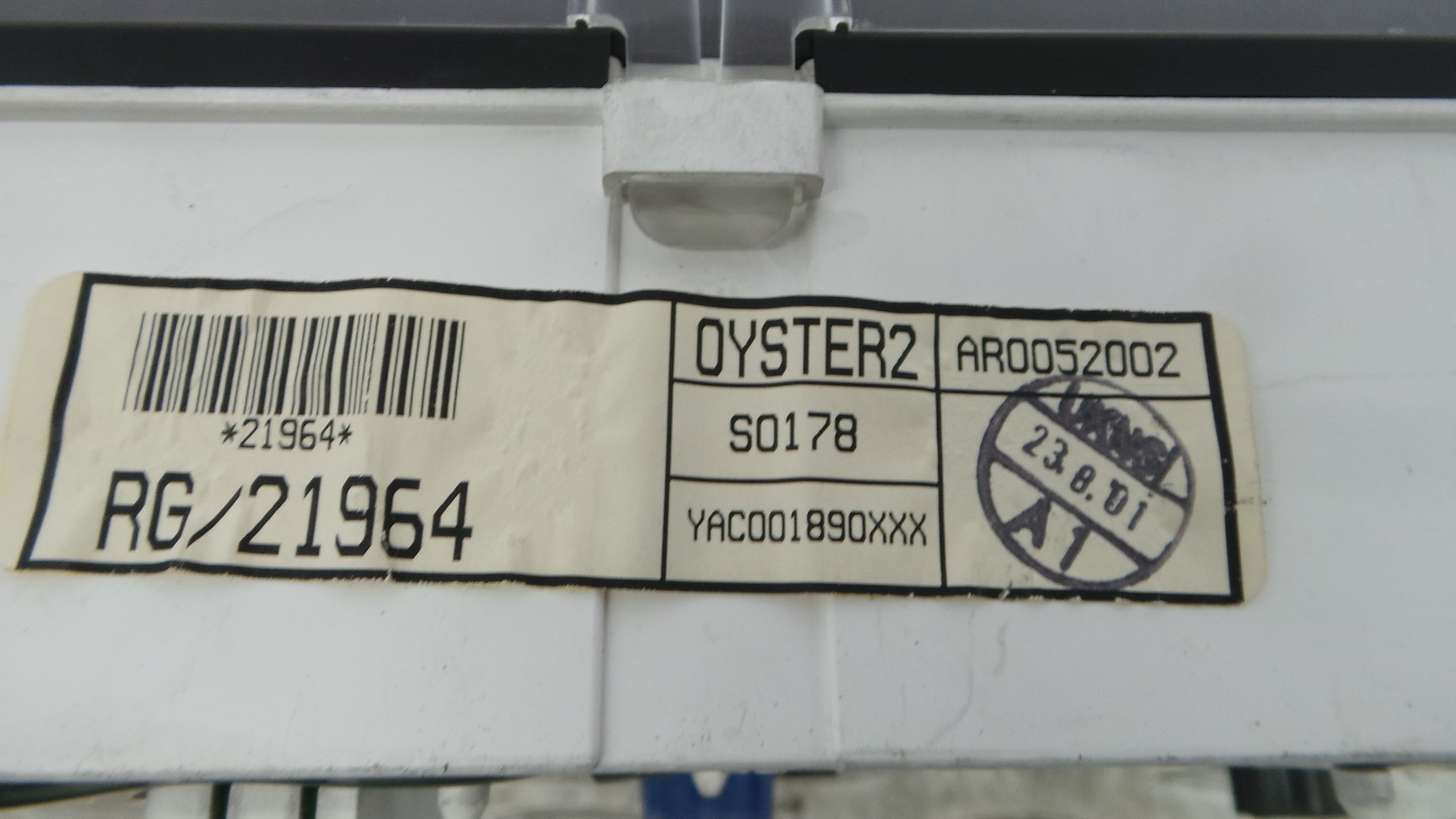 Quadrante YAC001890XXX - ROVER 45 I Hatchback (RT)-36059460