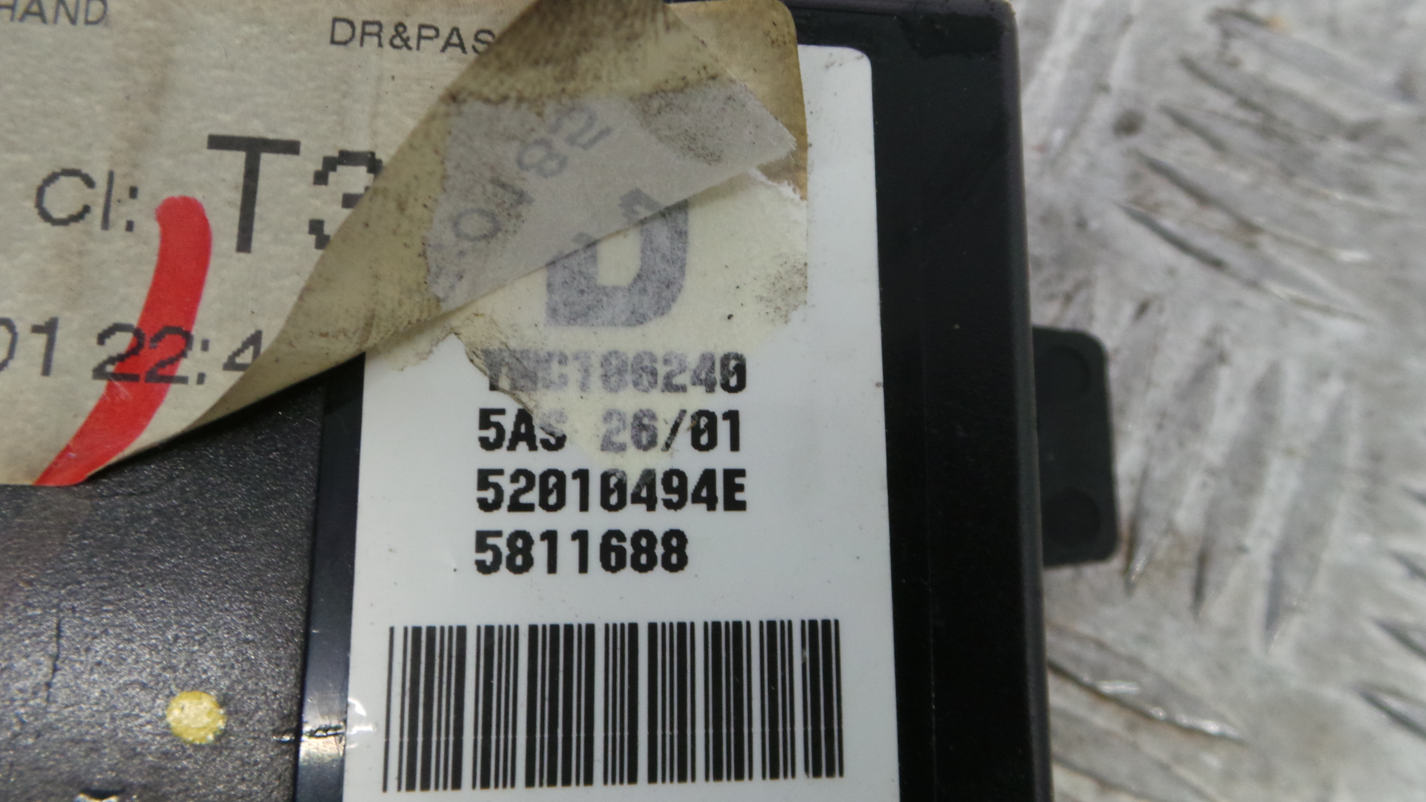 Centralina de Ignição (imobilizador) YWC106240 - ROVER 45 I Hatchback (RT)-36059499