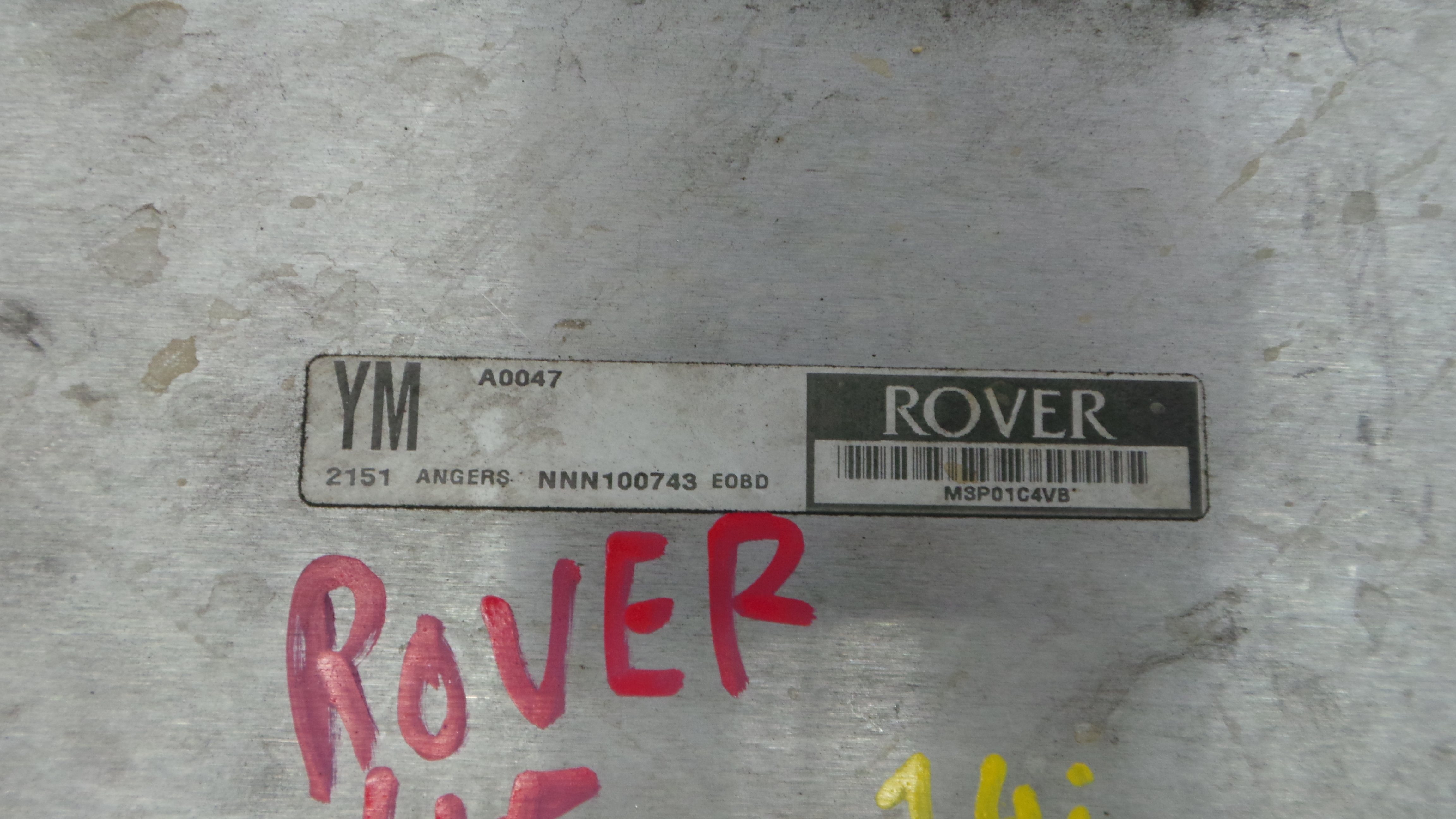 Centralina do Motor YMA0047 - ROVER 45 I Hatchback (RT)-36059503