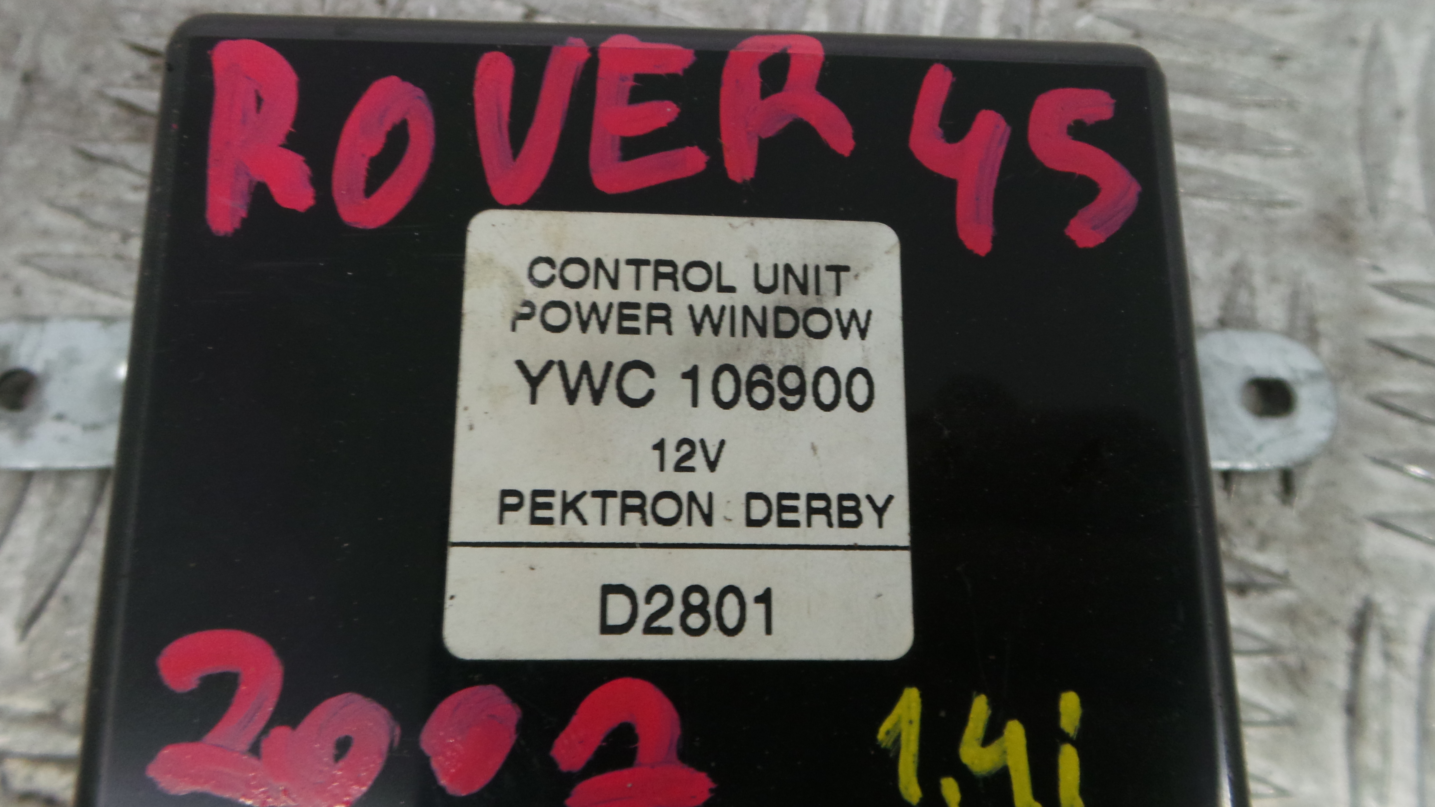 Modulo Vidros YWC106900 - ROVER 45 I Hatchback (RT)-36059514