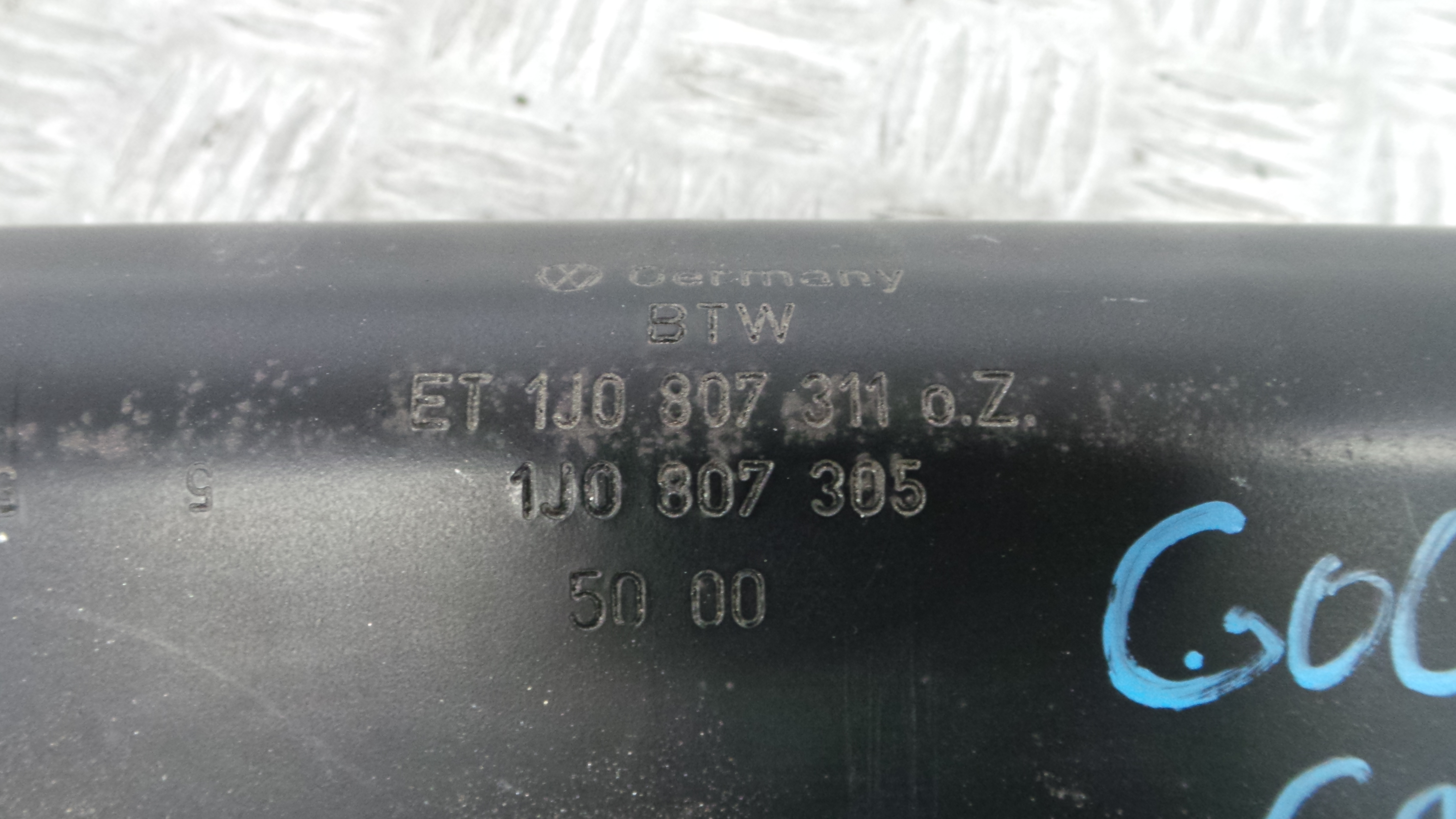 Reforco do Para Choques Traseiro 1J0807311 - VW GOLF IV Van (1J1)-36060765