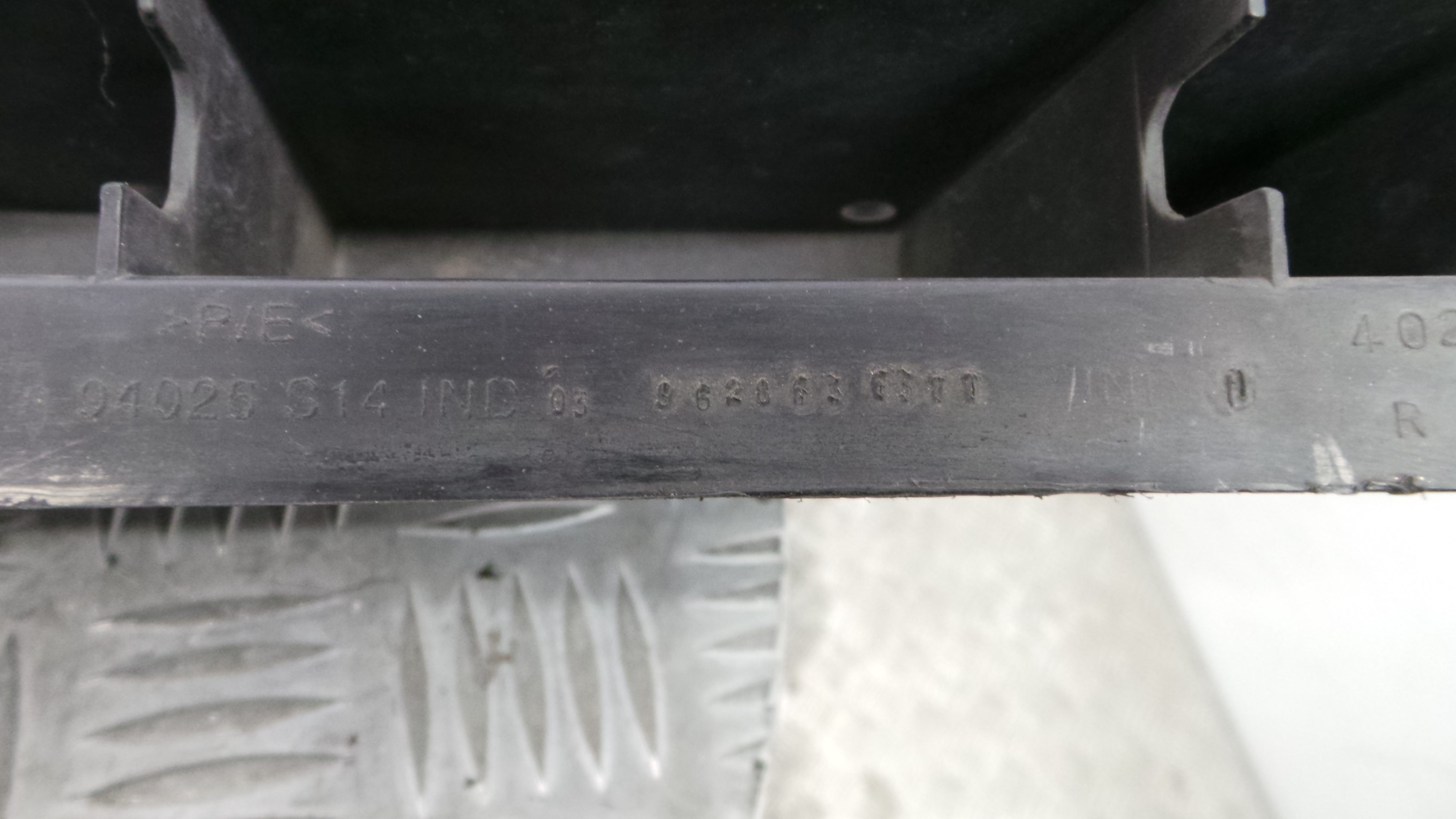 Reforço do Para Choques Frente 9628636380 - PEUGEOT 206 Hatchback (2A/C)-36060770