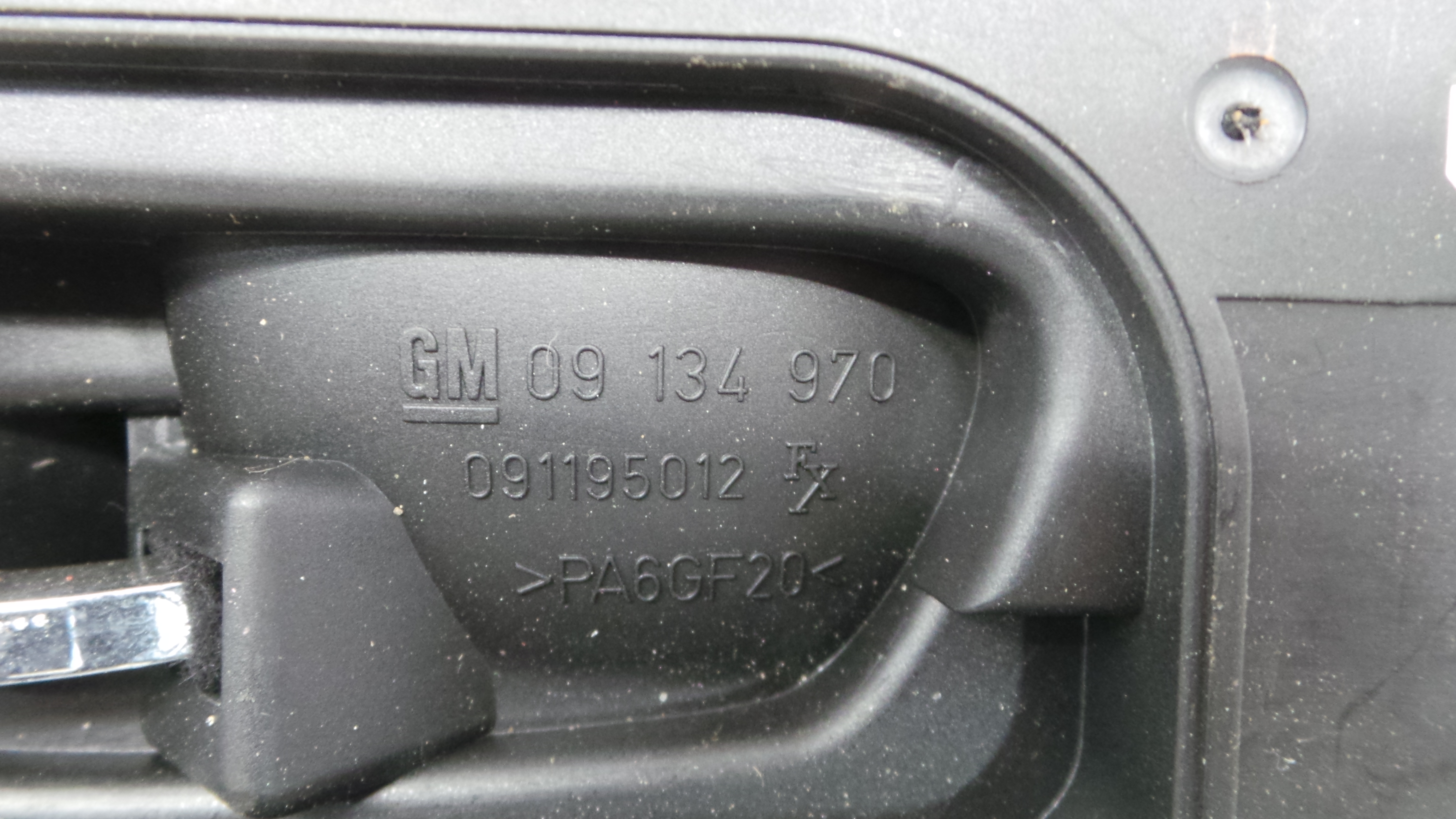 Puxador Interior Traseiro Direita 09134970 - OPEL VECTRA B Combi (J96)-36062907