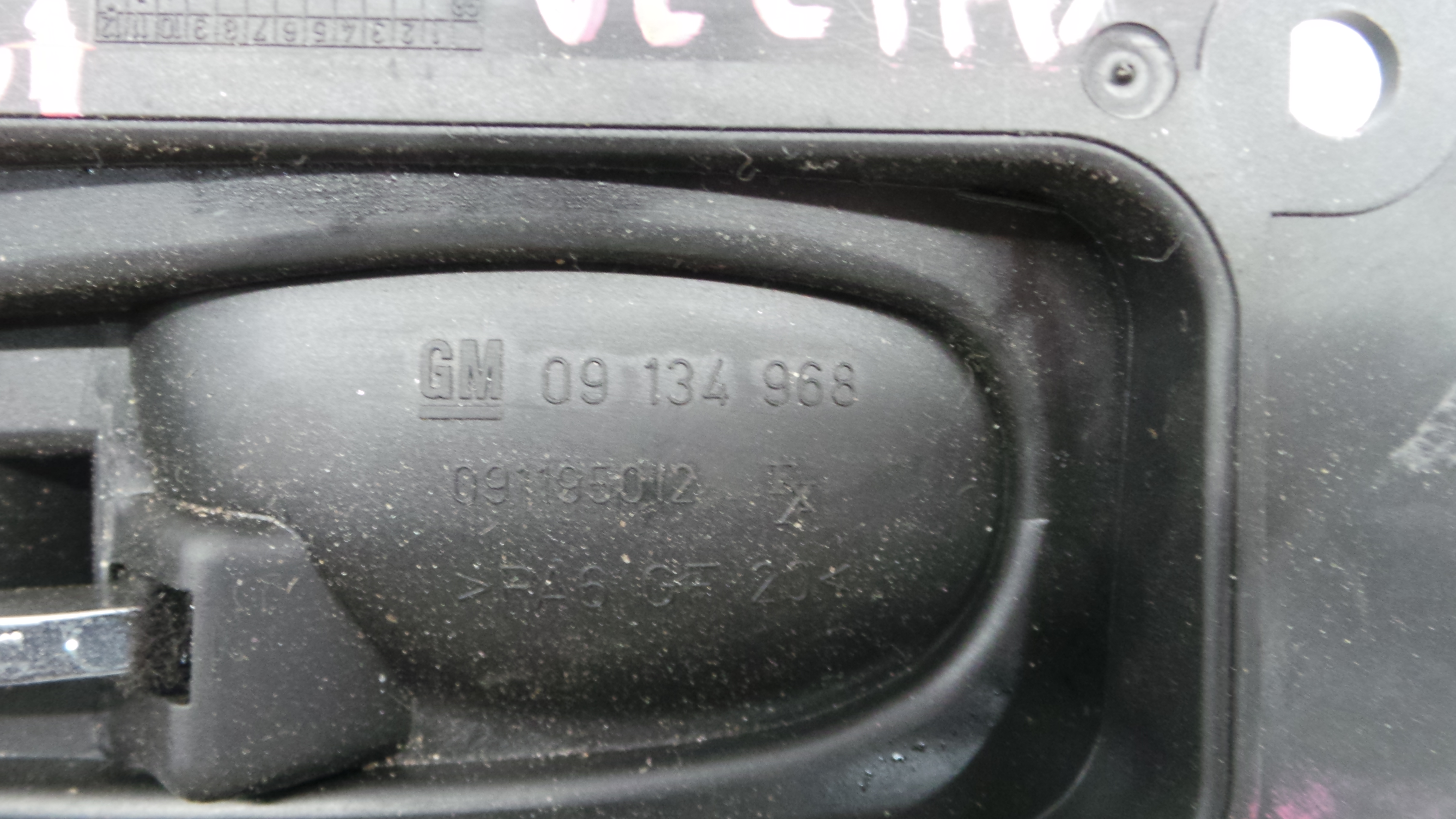 Puxador Interior Frente Direita 09134968 - OPEL VECTRA B Combi (J96)-36062913