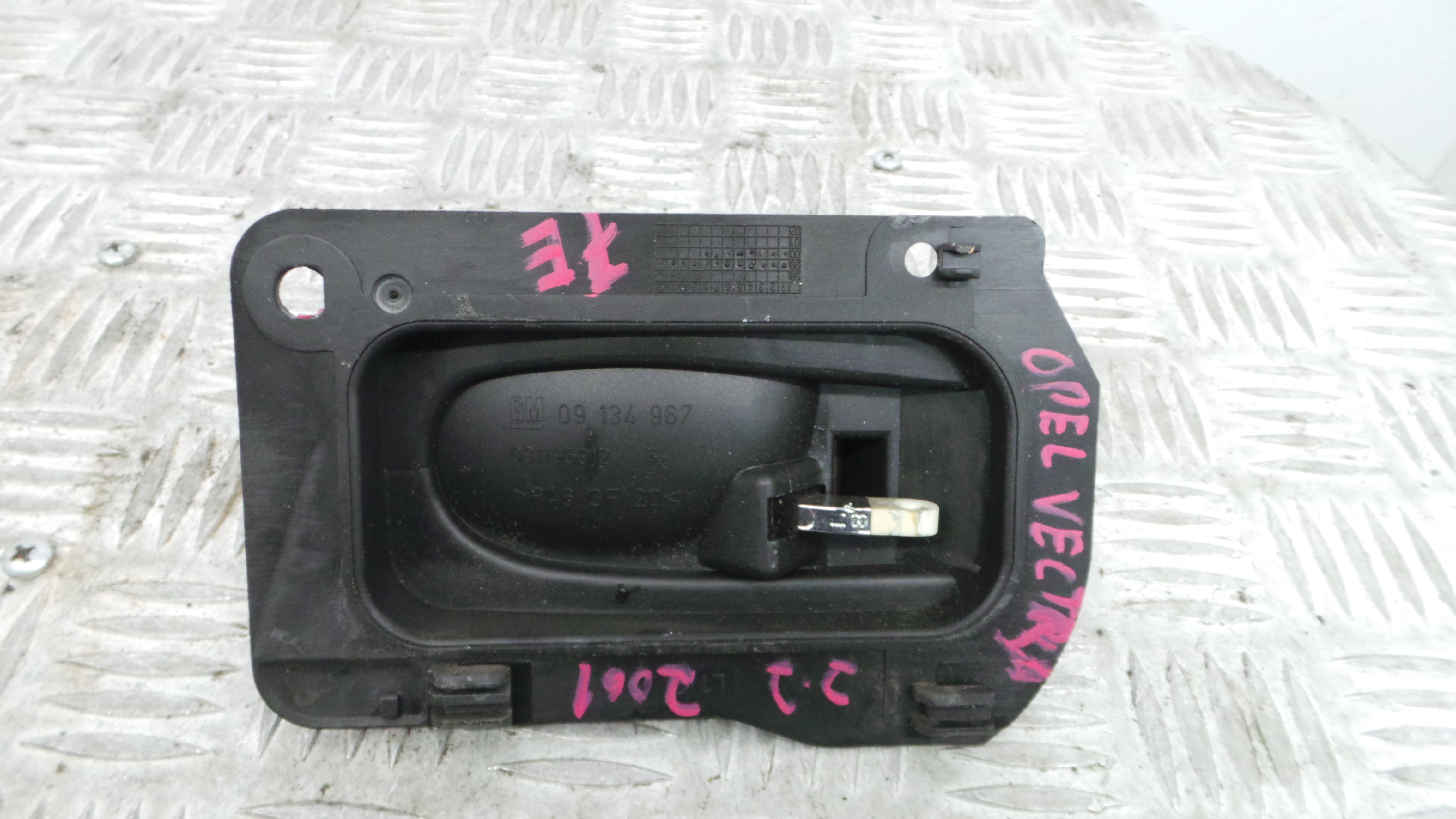 Puxador Interior Frente Esquerdo 09134967 - OPEL VECTRA B Combi (J96)-36062916