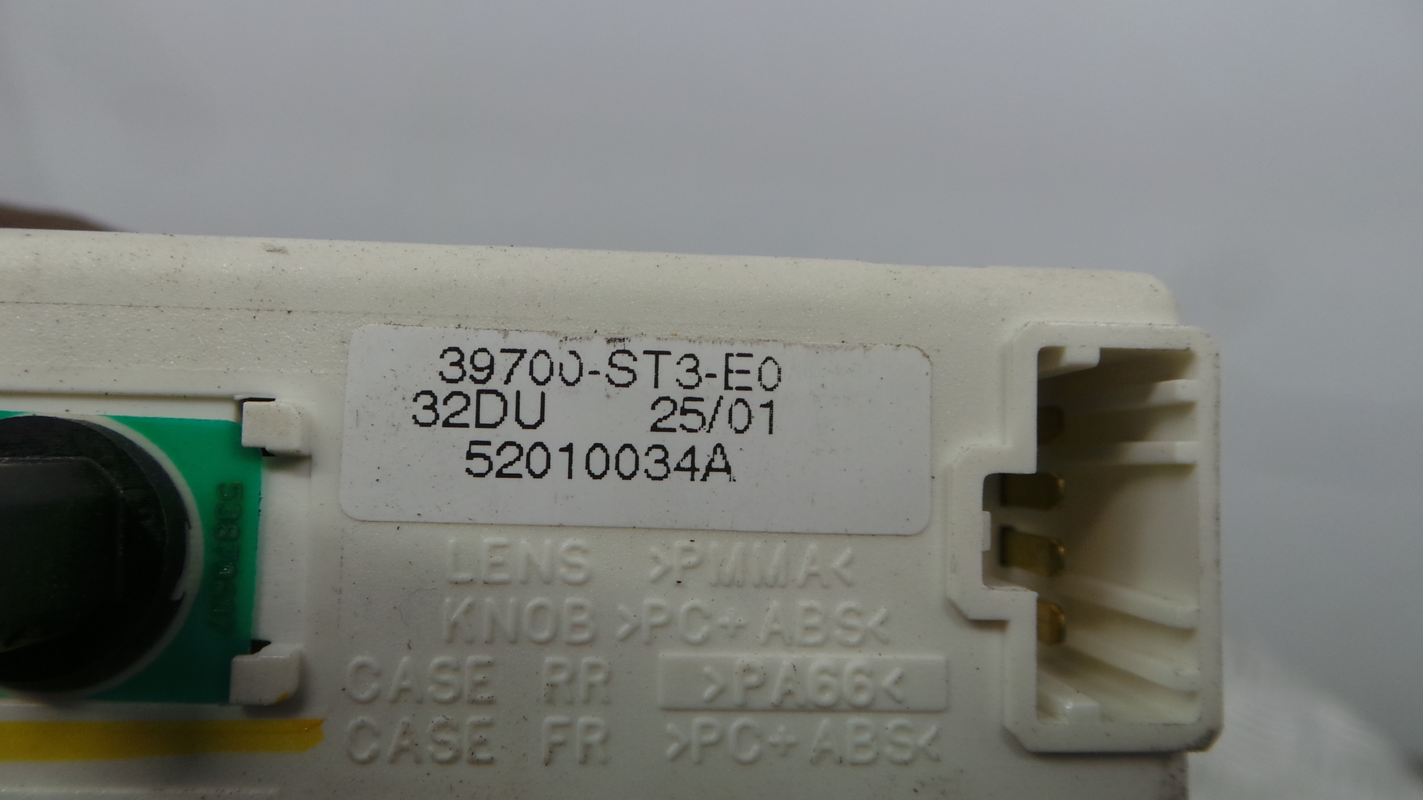 relógio 52010034A - ROVER 45 I Hatchback (RT)-36139087