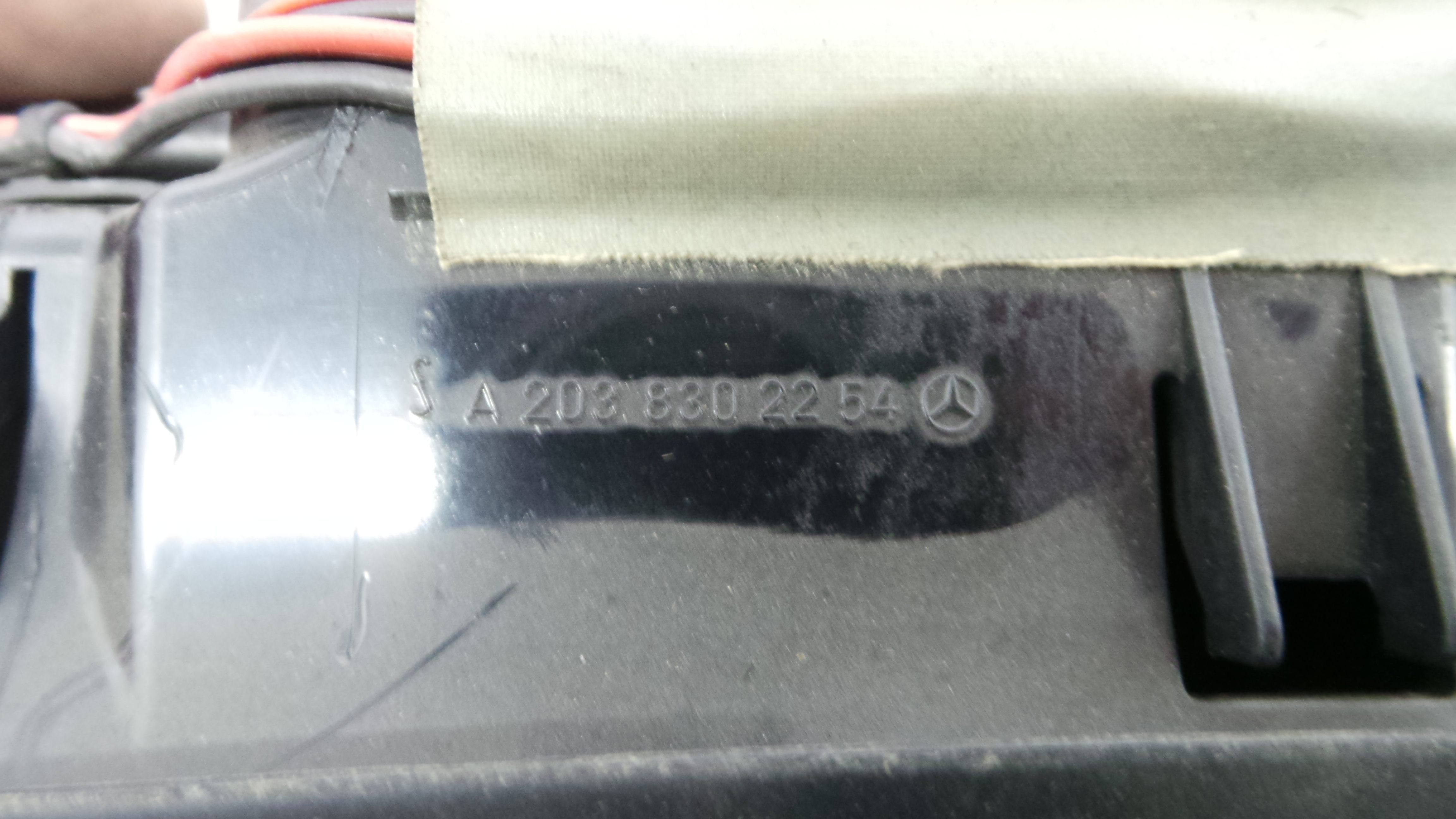 Grelha da Sofagem A2038302254 - MERCEDES-BENZ C-CLASS Coupé (CL203), C-CLASS Coupe Sport (CL203), -36141544