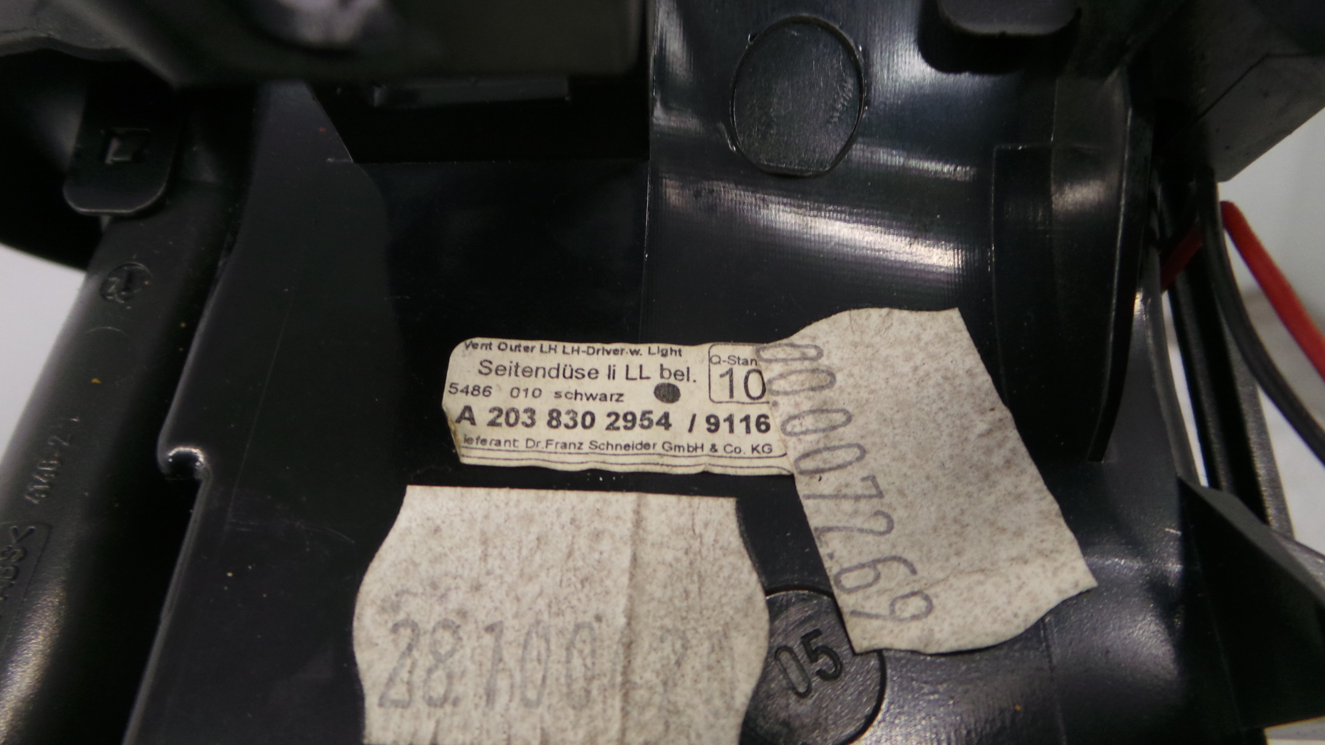 Grelha da Sofagem  2038300154 - MERCEDES-BENZ C-CLASS Coupé (CL203), C-CLASS Coupe Sport (CL203), C-36141552