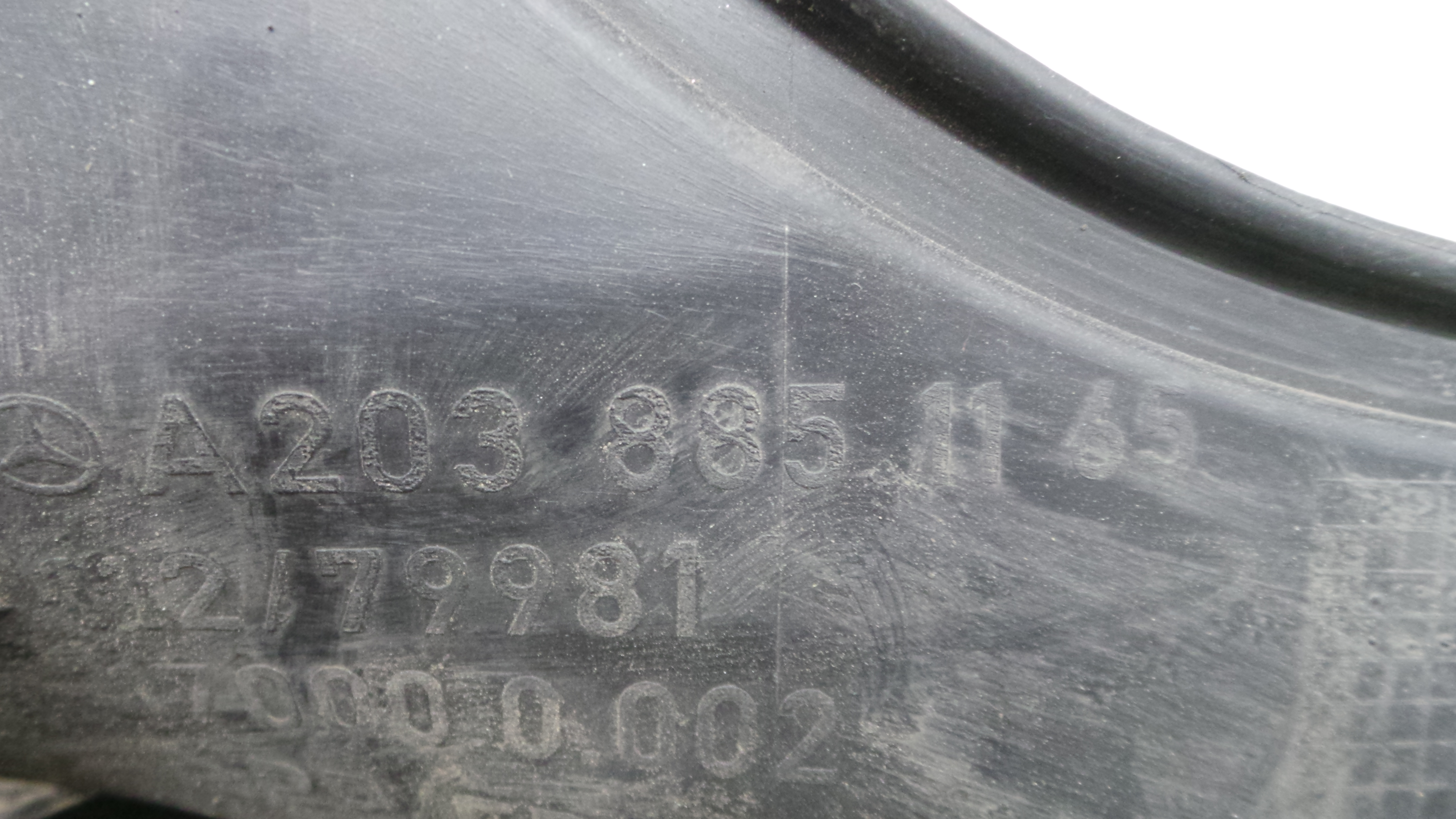 Para Choques de Trás A2038851165 - MERCEDES-BENZ C-CLASS Coupé (CL203), C-CLASS Coupe Sport (CL203-36155017