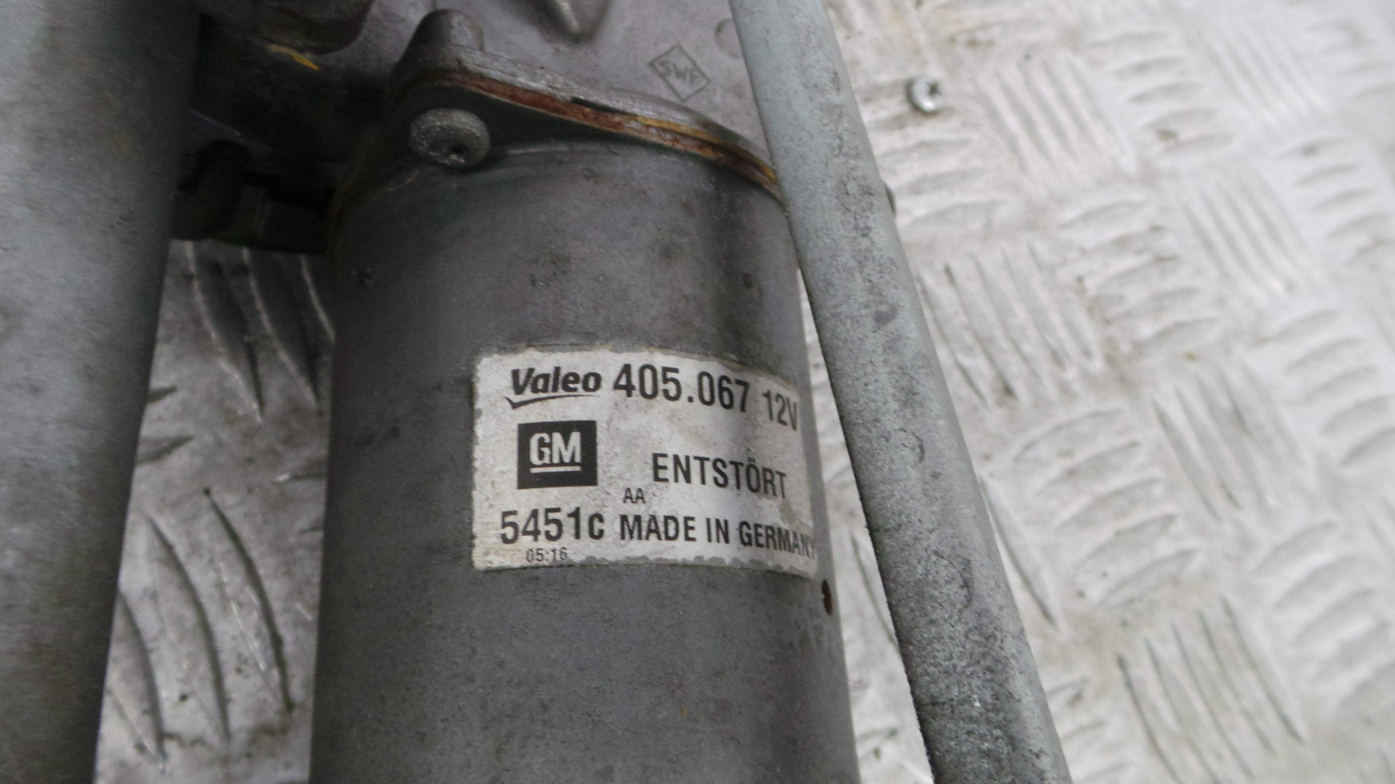 Motor Limpa Vidros Frente 13182340 - OPEL CORSA D (S07)-36157132