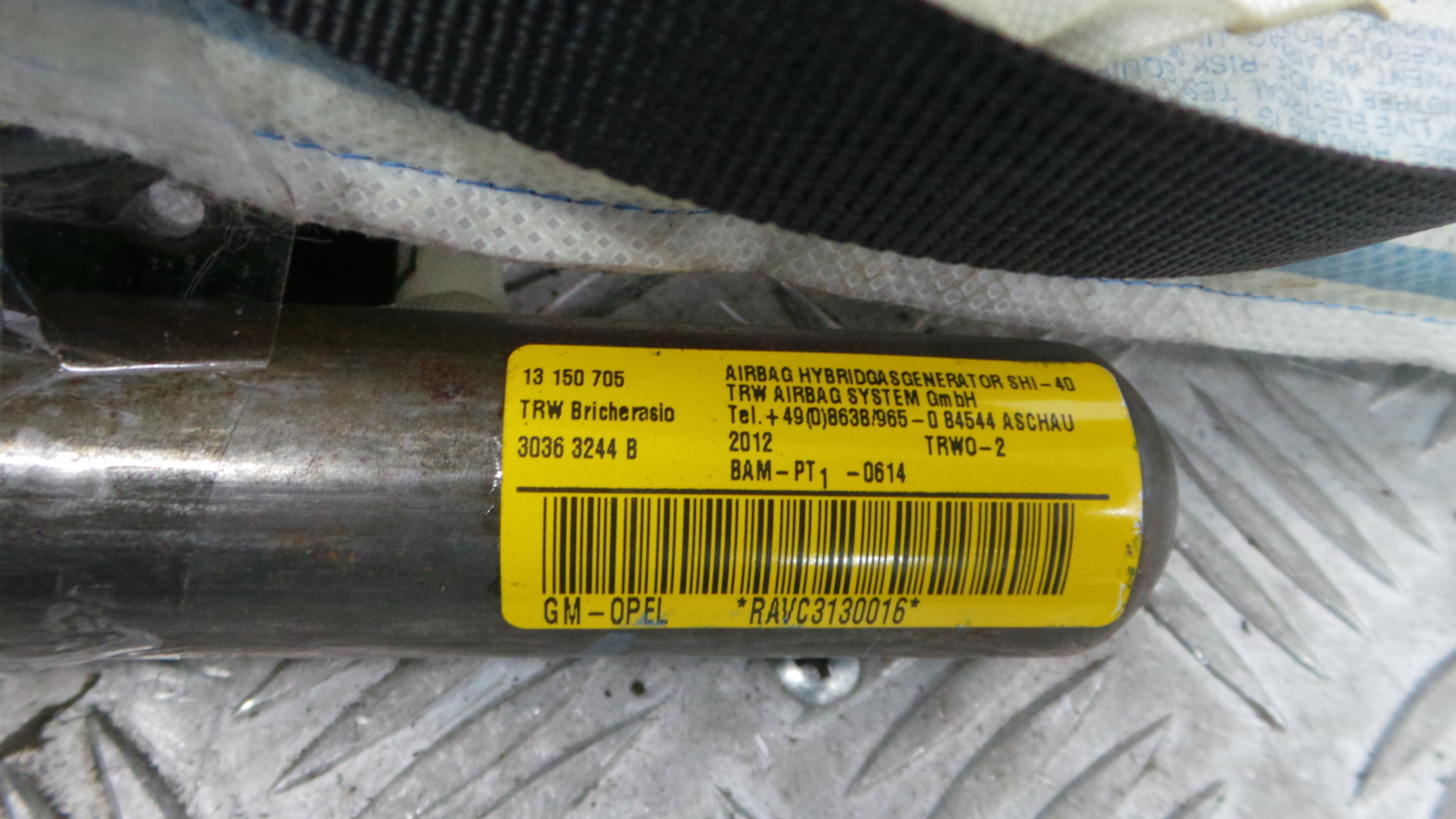 Airbags de Cortina Dto 13150705 - OPEL CORSA D (S07)-36157145