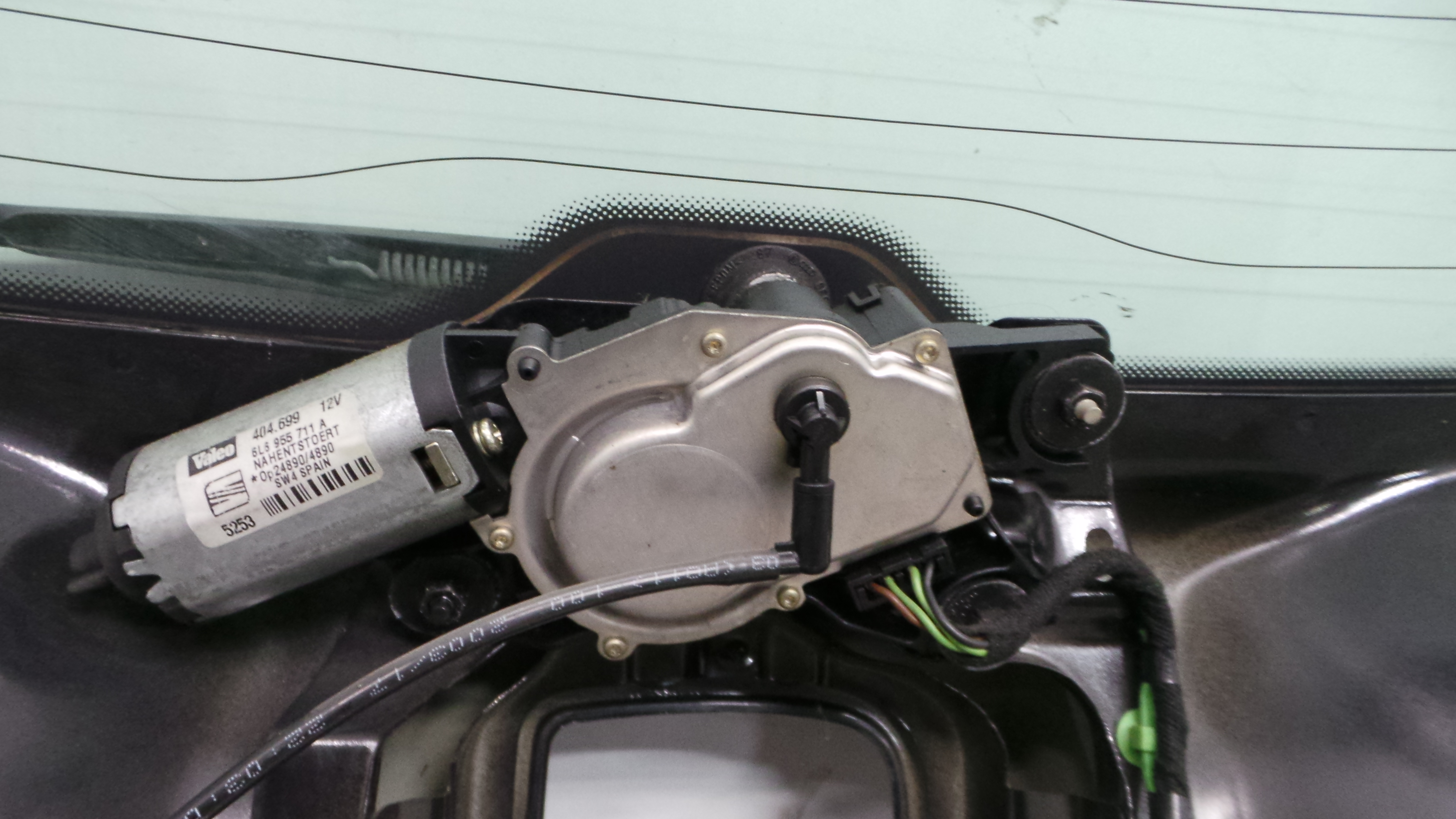 Motor Limpa Vidros Trás 6L6955711A - SEAT IBIZA III (6L1), IBIZA Mk III (6L1)-36186807