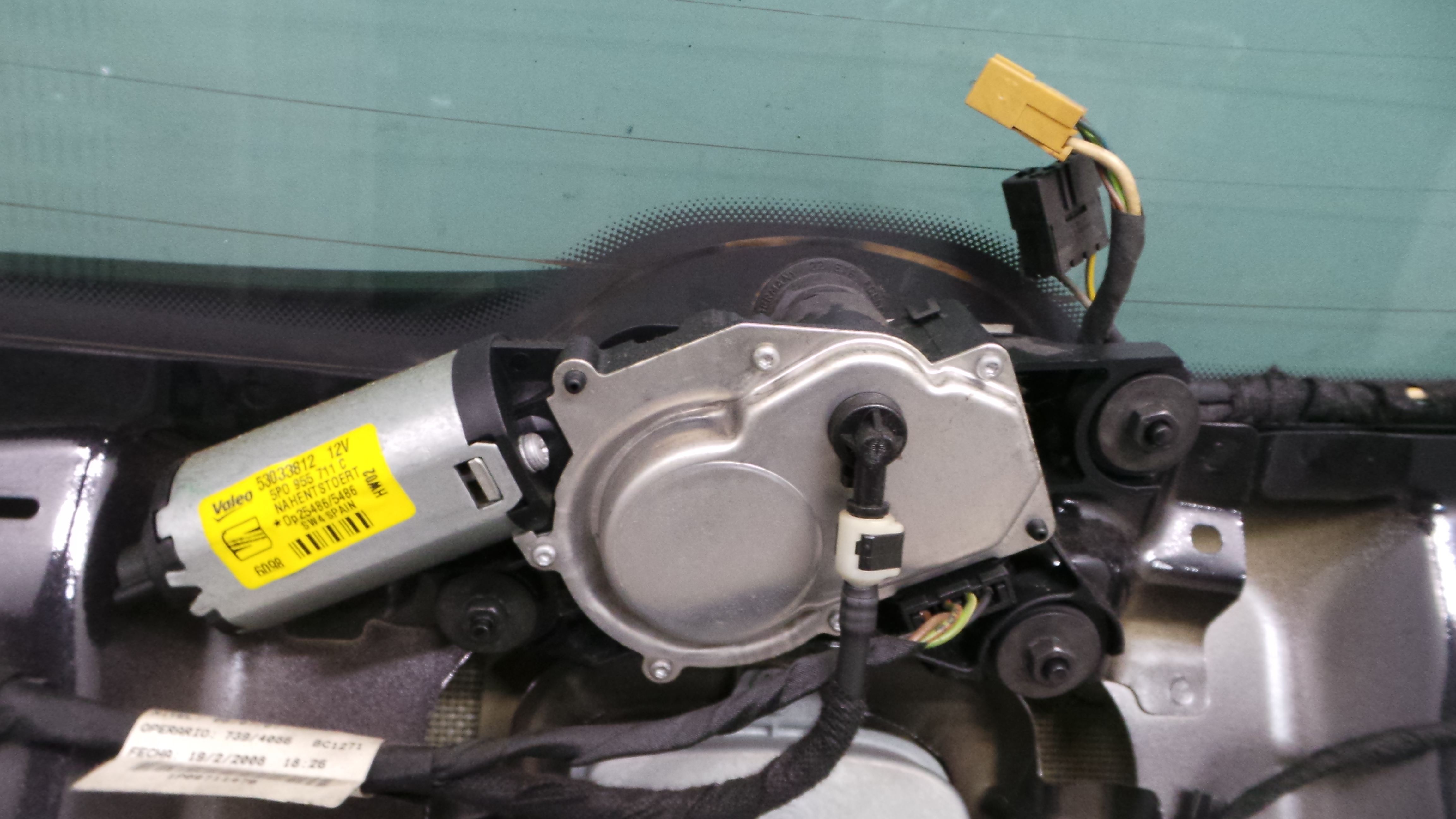 Motor Limpa Vidros Trás 5P0955711C - SEAT LEON (1P1)-36187062