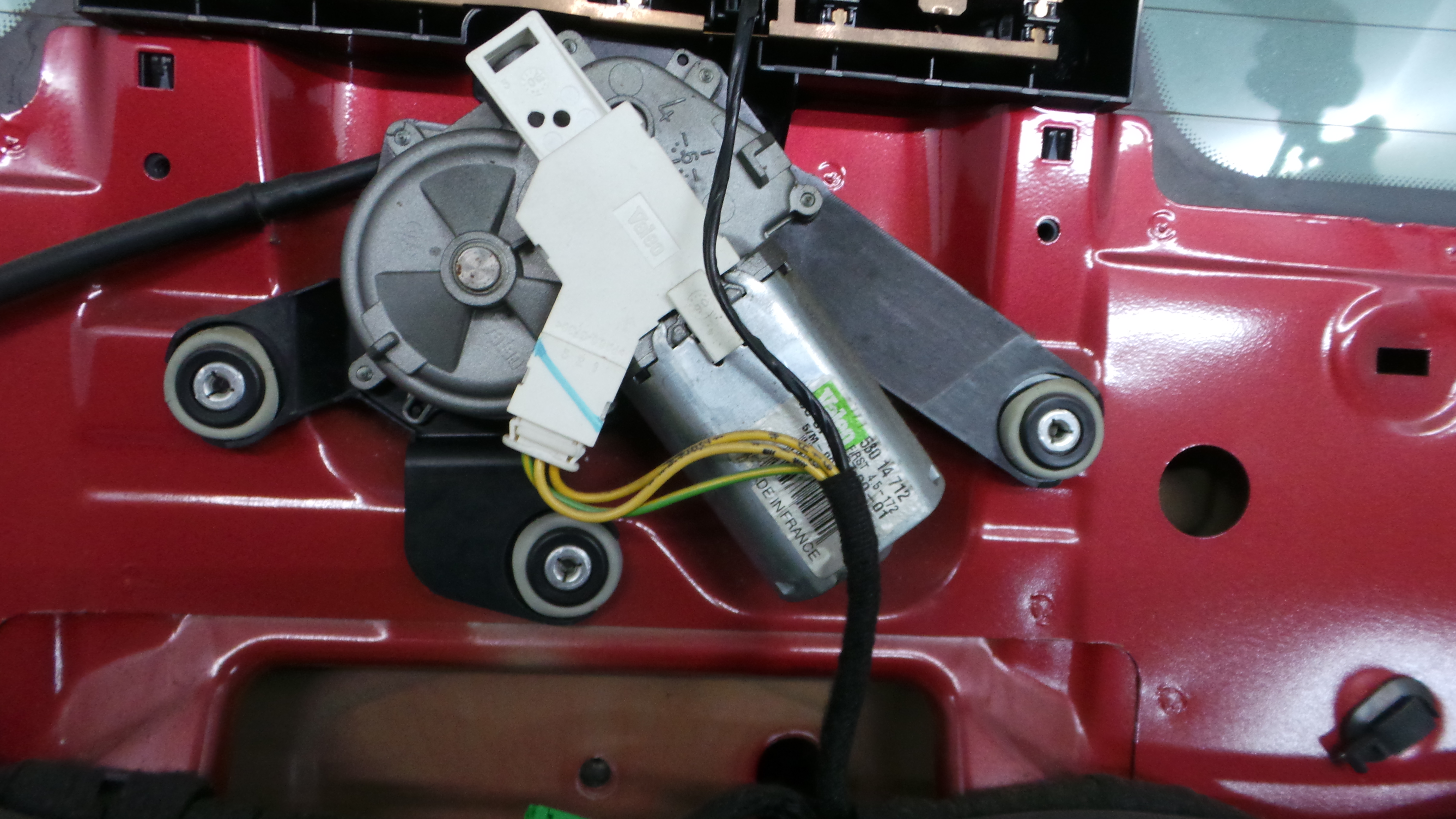 Motor Limpa Vidros Trás 9637158780 - CITROËN C4 Coupé (LA_)-36187077