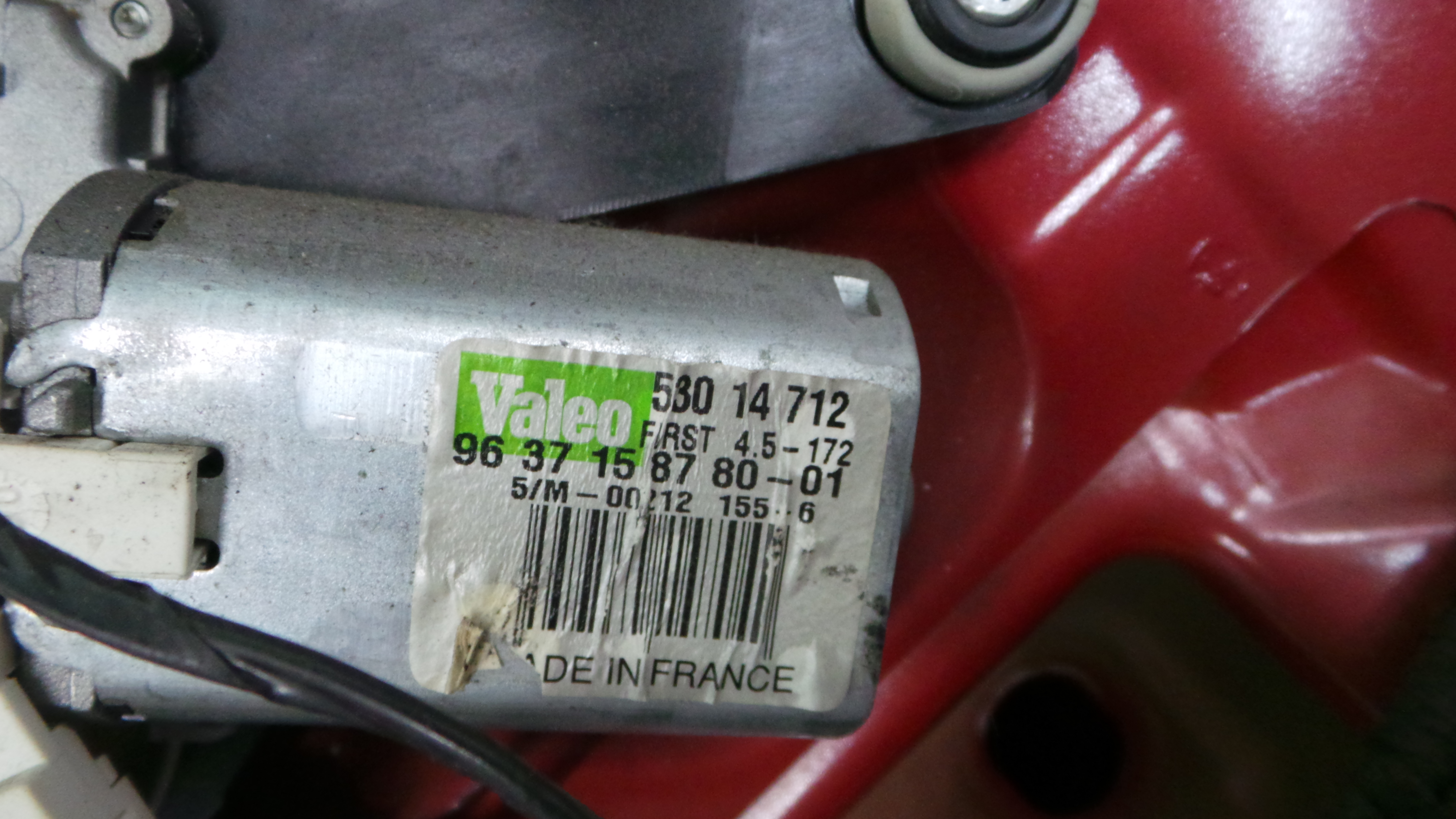 Motor Limpa Vidros Trás 9637158780 - CITROËN C4 Coupé (LA_)-36187077