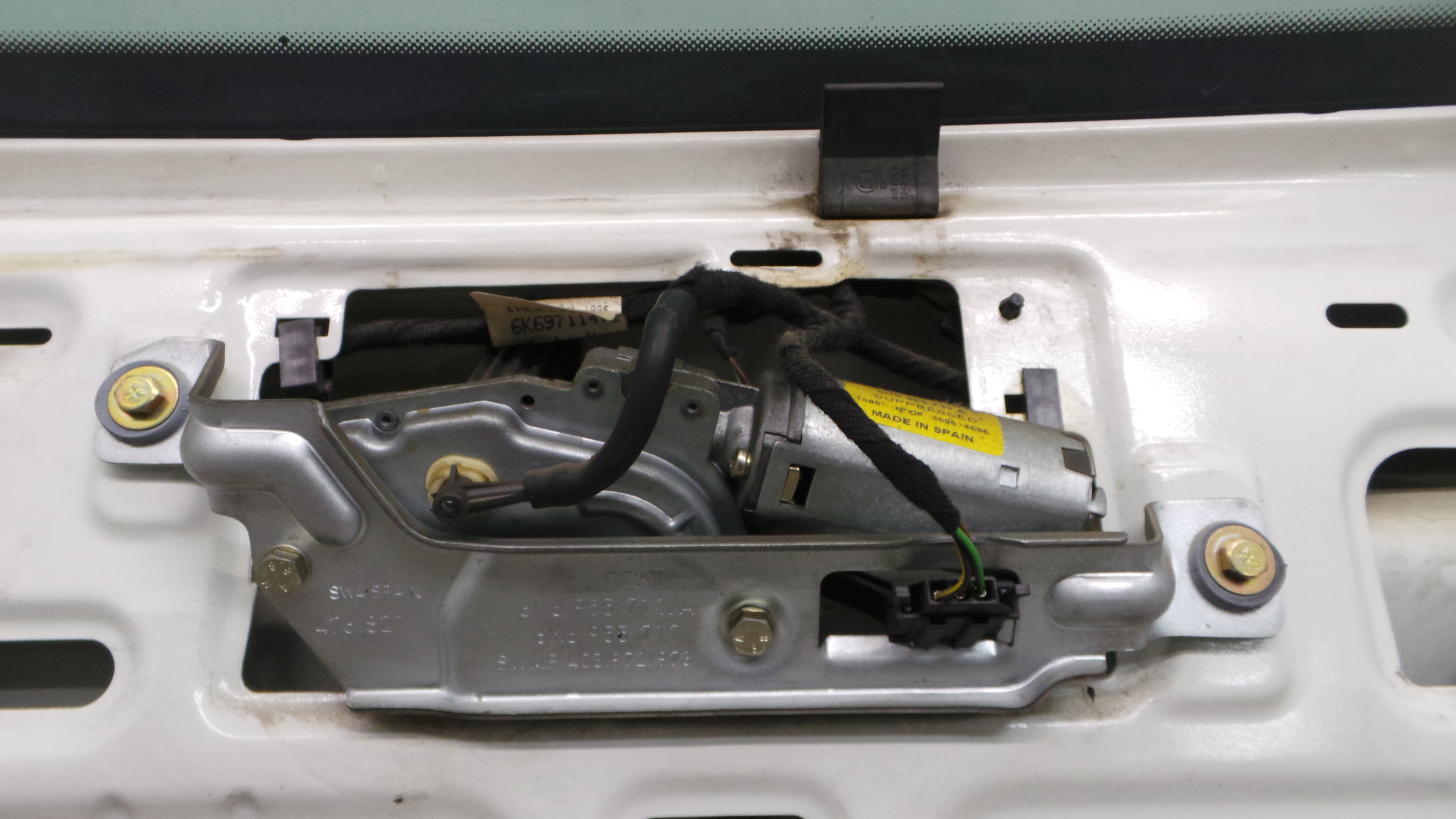 Motor Limpa Vidros Trás 6K6955713A - SEAT IBIZA II (6K1), IBIZA Mk II (6K1)-36187496