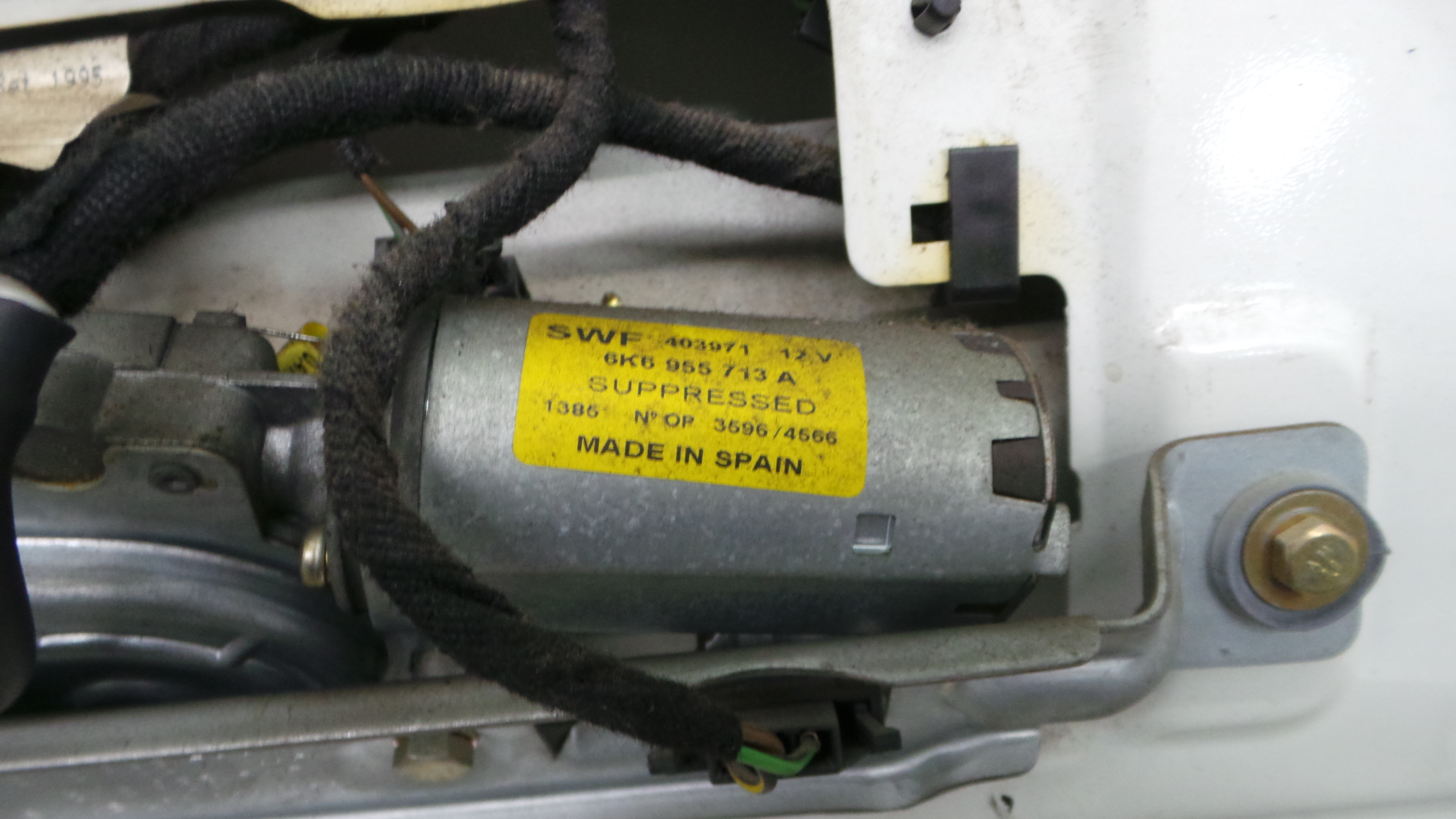 Motor Limpa Vidros Trás 6K6955713A - SEAT IBIZA II (6K1), IBIZA Mk II (6K1)-36187496