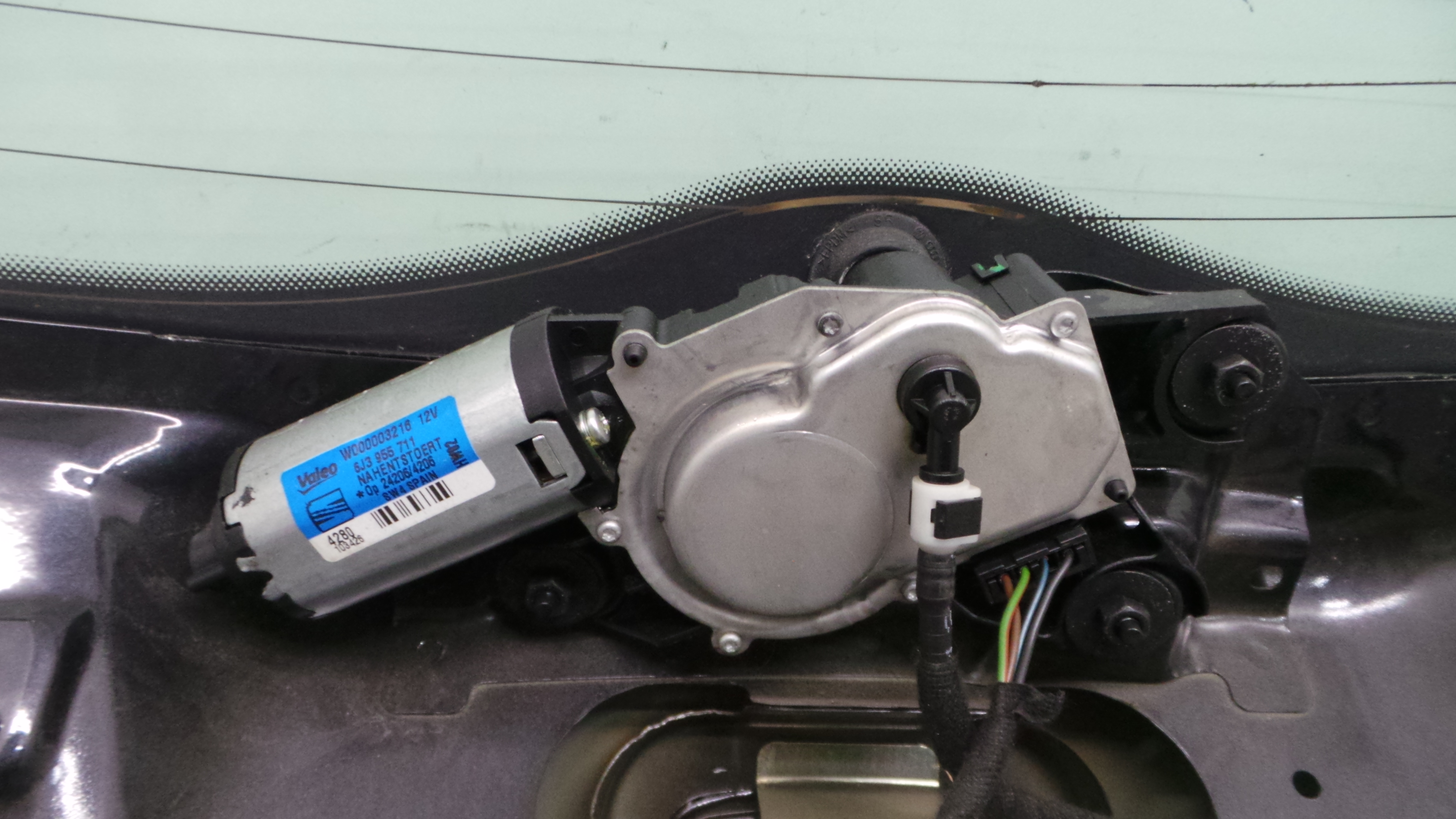 Motor Limpa Vidros Trás 6J3955711 - SEAT IBIZA IV (6J5, 6P1), IBIZA Mk IV (6J5, 6P1)-36187629