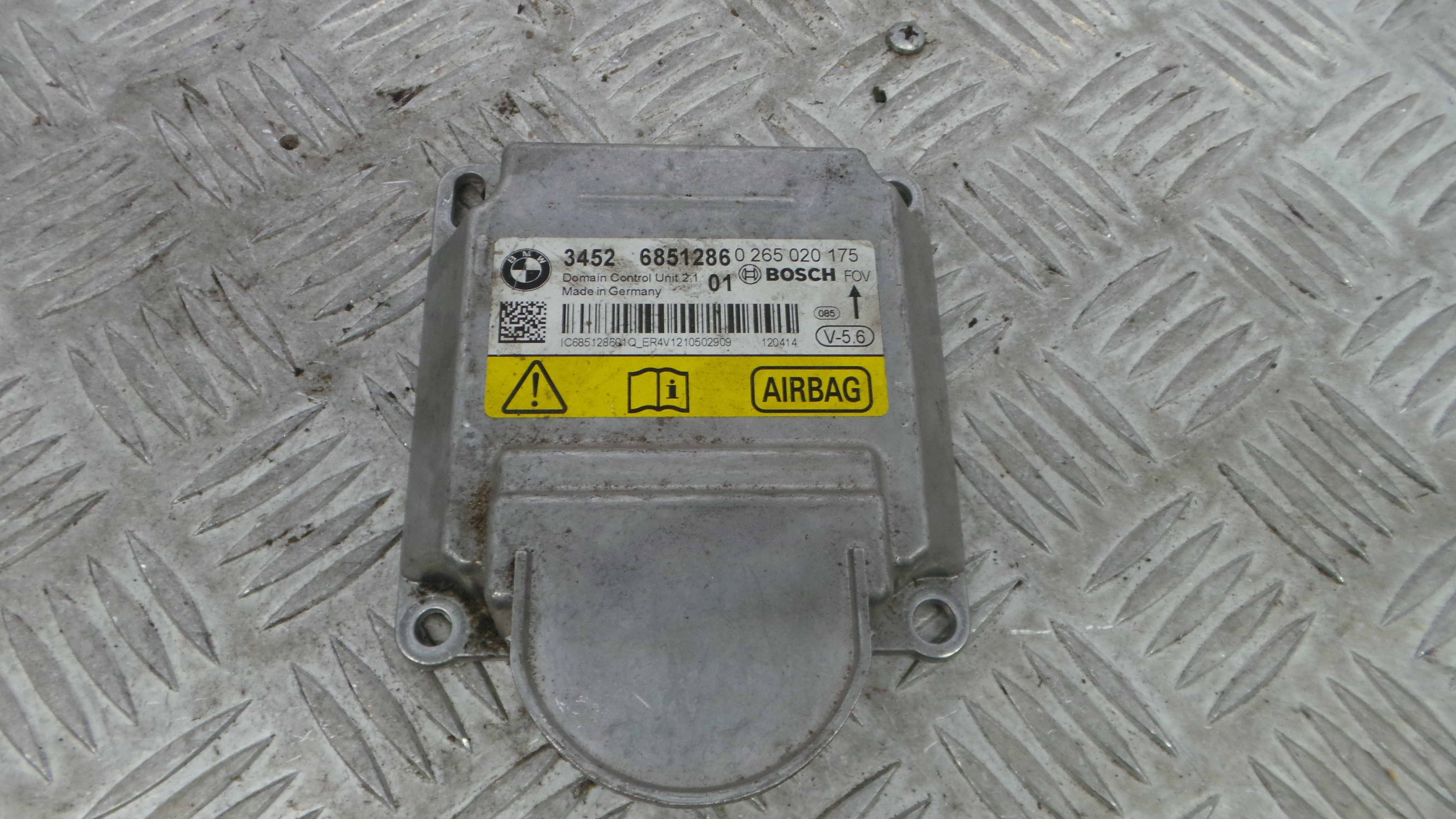 Centralina de Airbags 34.52-6851286 - BMW 1 (F20), 1 Sports Hatch (F20)-36195874 Centralina de Airbags 34.52-6851286 - BMW 1 (F20), 1 Sports Hatch (F20)-36195874