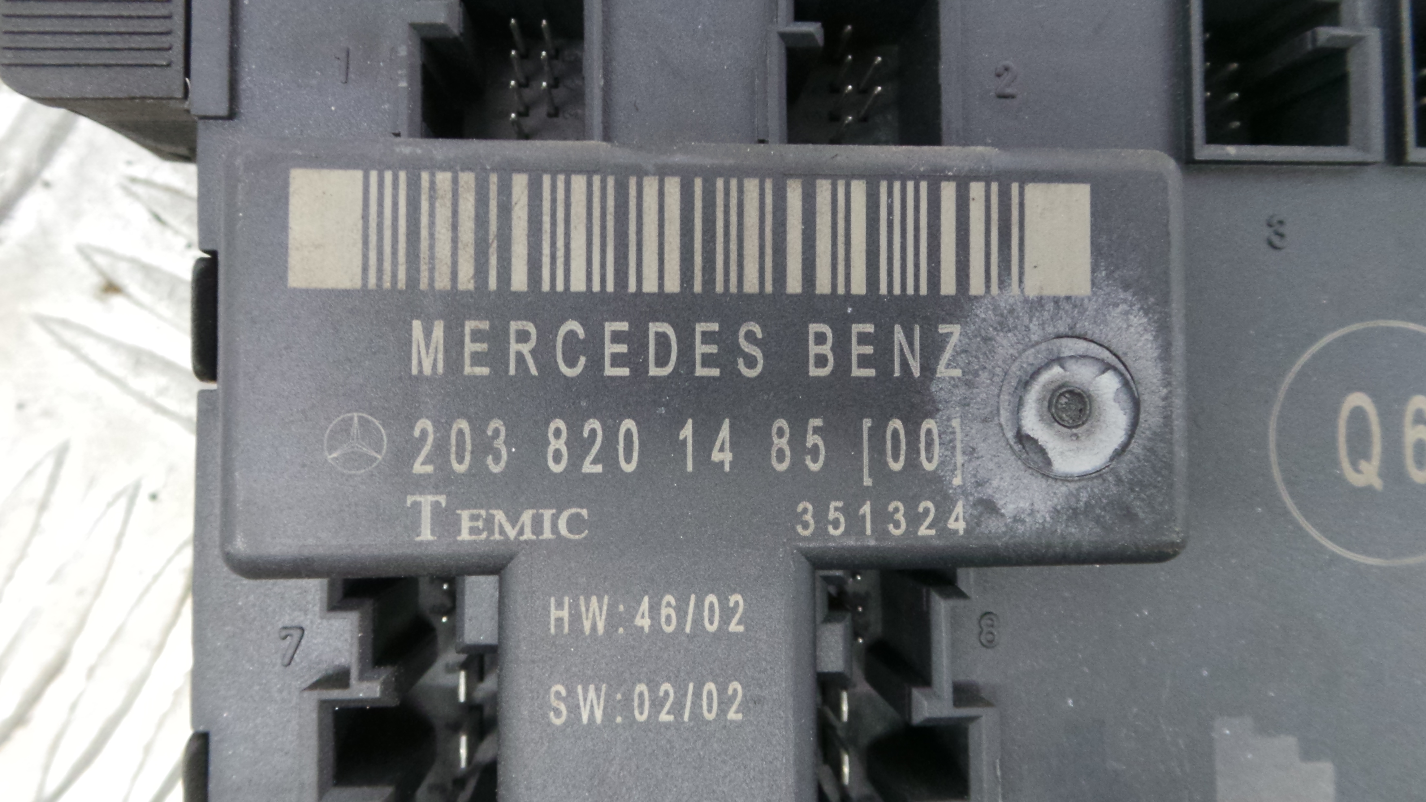 Modulo Electrónico A2038201485 - MERCEDES-BENZ C-CLASS Coupé (CL203), C-CLASS Coupe Sport (CL203),-36196292