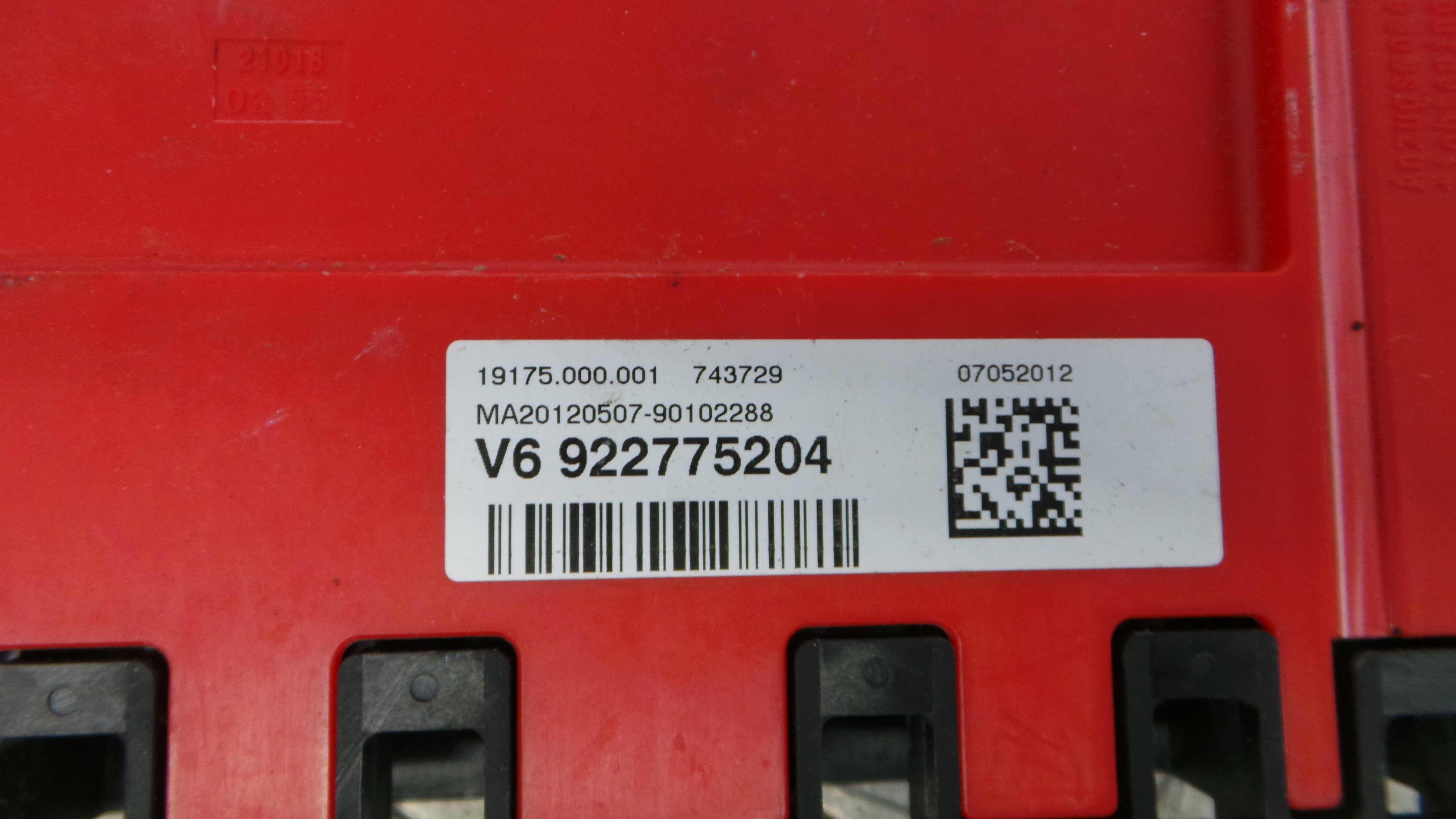 Centralina da Bateria 922775204 - BMW 1 (F20), 1 Sports Hatch (F20)-36196302