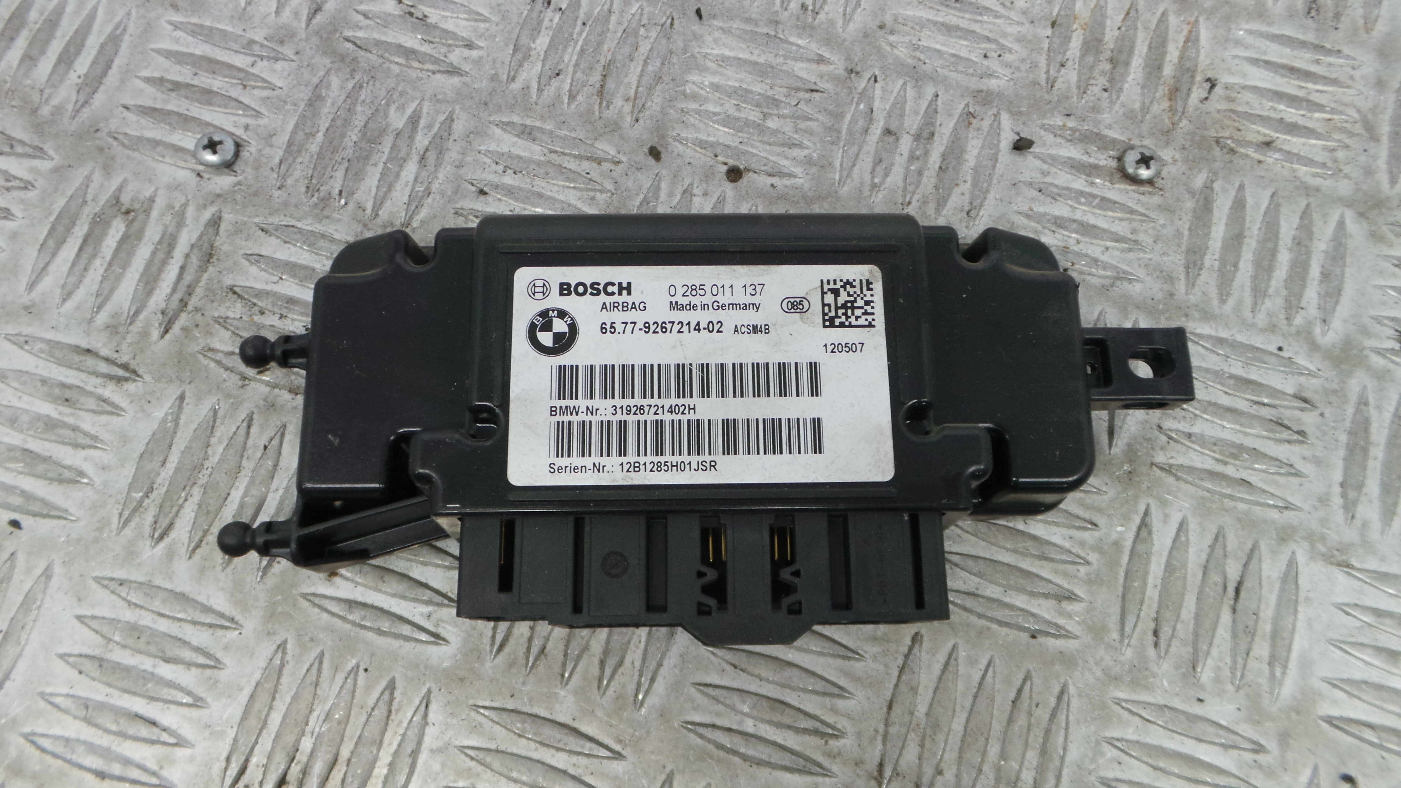 Centralina de Airbags 65.77-9267214 - BMW 1 (F20), 1 Sports Hatch (F20)-36196305
