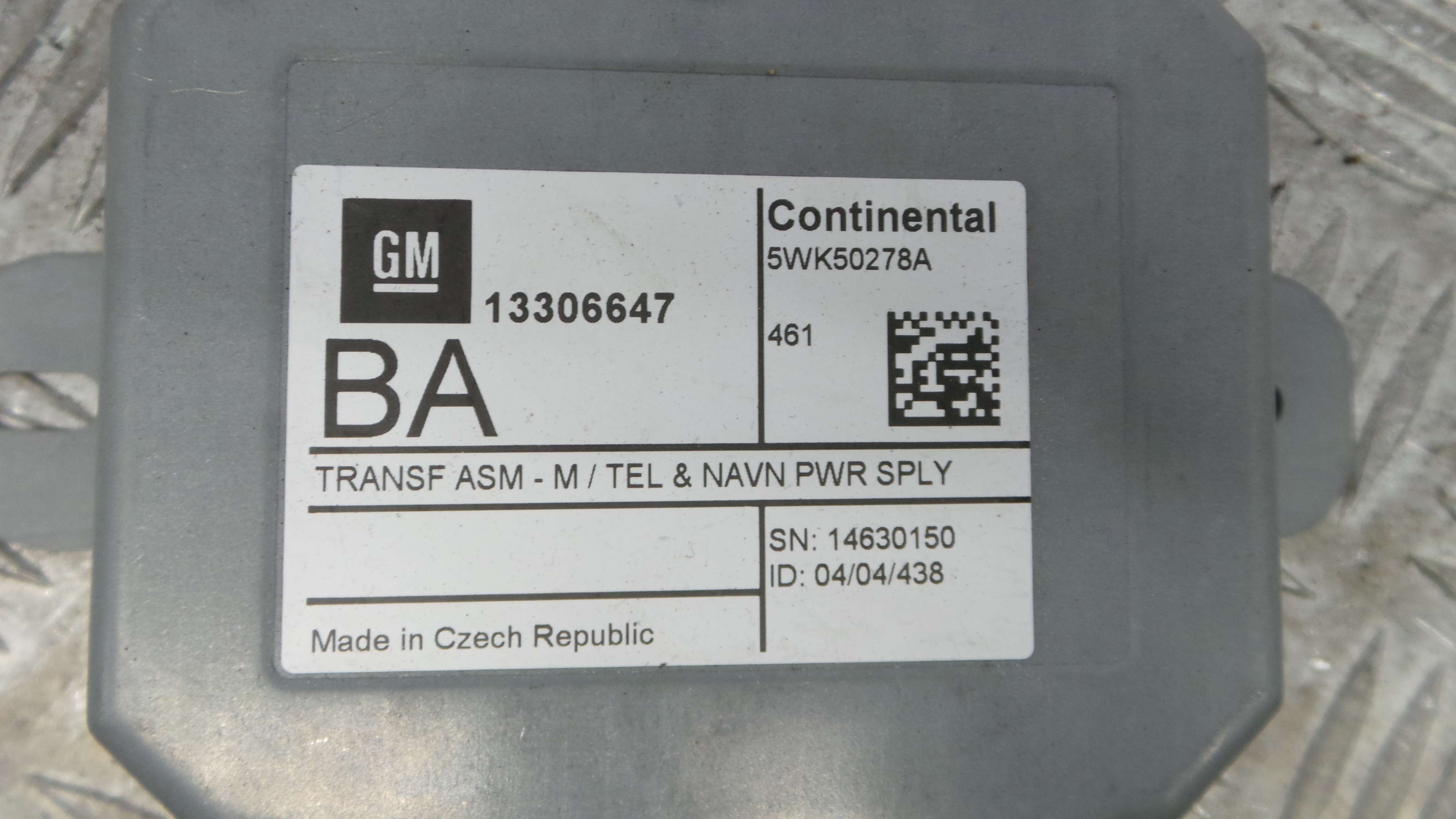 Modulo Electrónico 13306647 - OPEL CORSA D (S07)-36196311