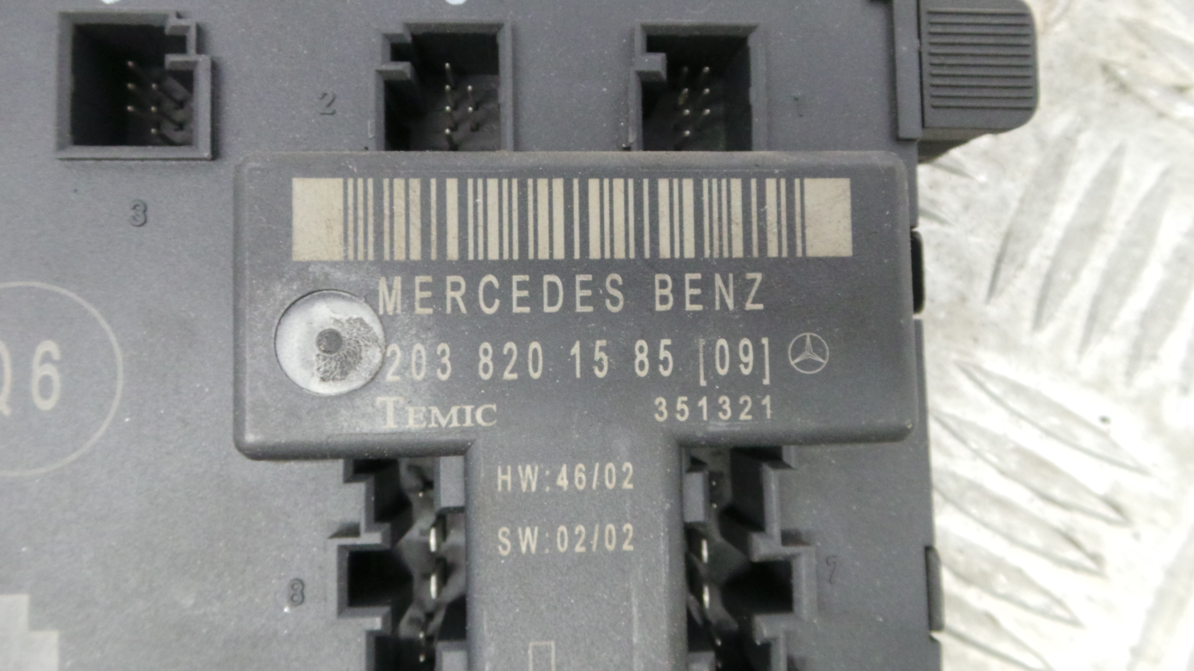 Modulo Electrónico 2038201585 - MERCEDES-BENZ C-CLASS Coupé (CL203), C-CLASS Coupe Sport (CL203), -36196317